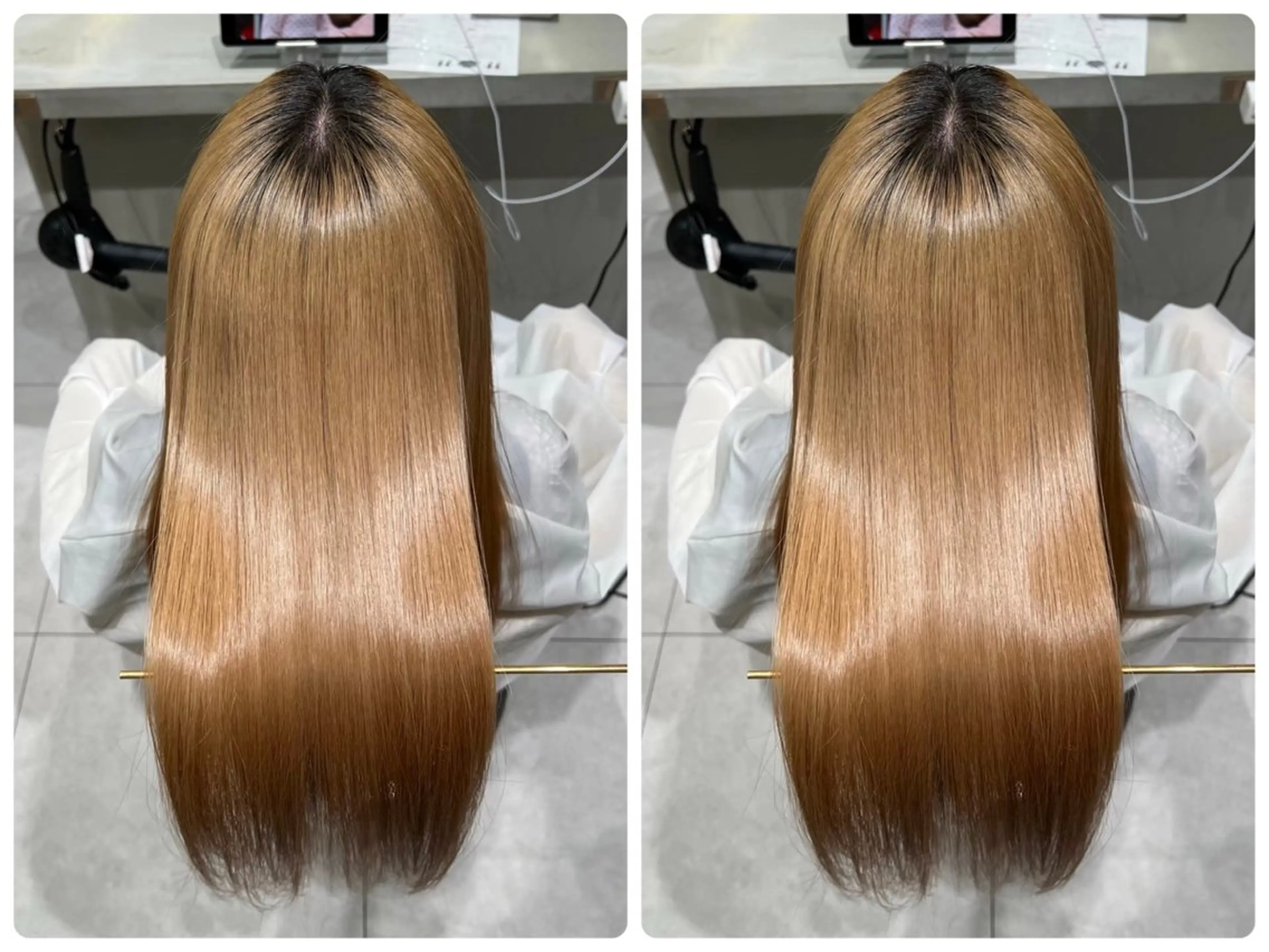 セミロング 髪質改善 縮毛矯正 トリートメント 酸性ストレート カット 縮毛矯正 トリートメント ✨レイヤー/韓国 /✨ヘア山下　遥のヘアスタイル