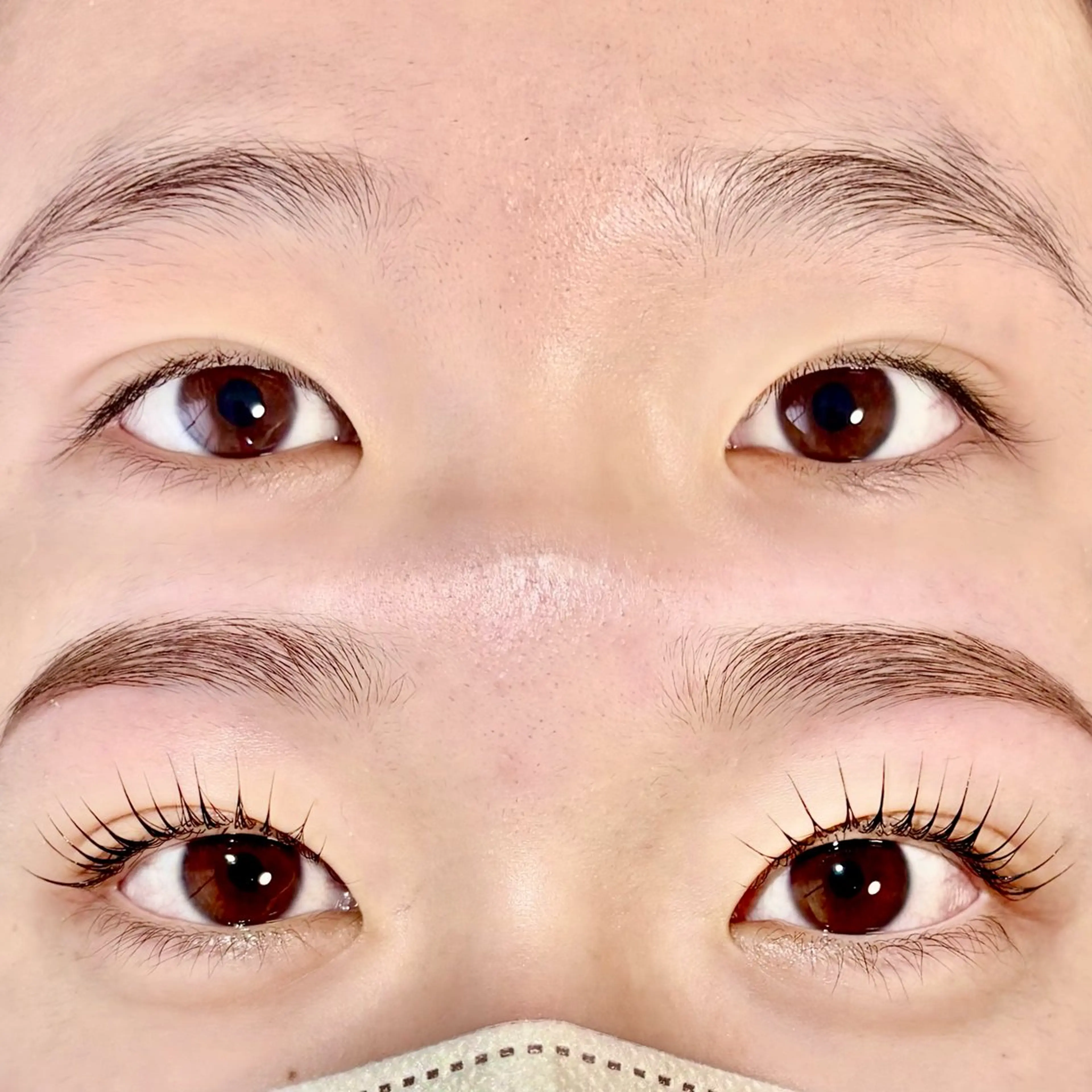 まつ毛パーマ（パリジェンヌorカール）×美眉（アイブロウスタイリングorハリウッドブロウリフト）の写真