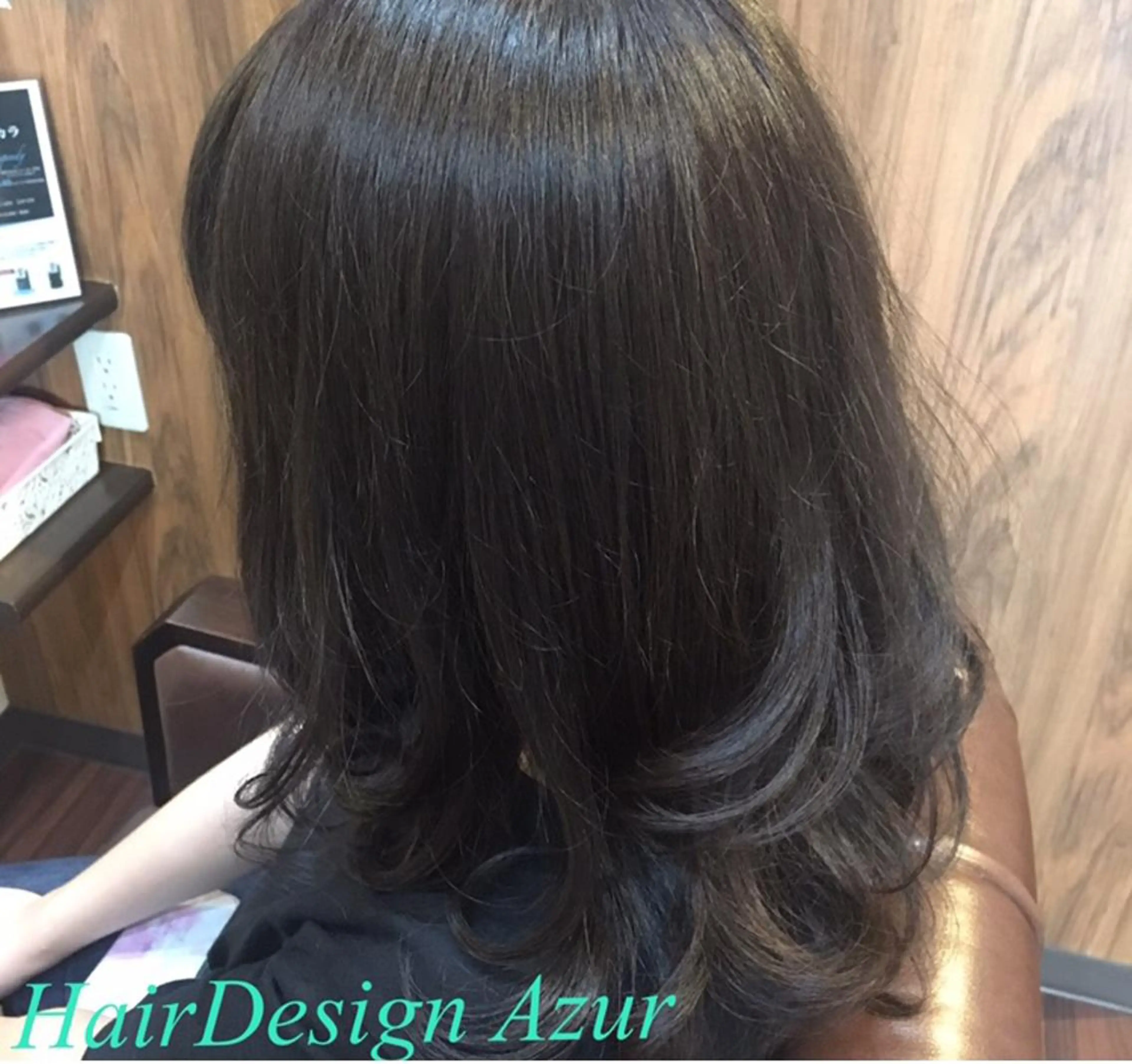 ミディアム カラー HairDesign Azurのヘアスタイル
