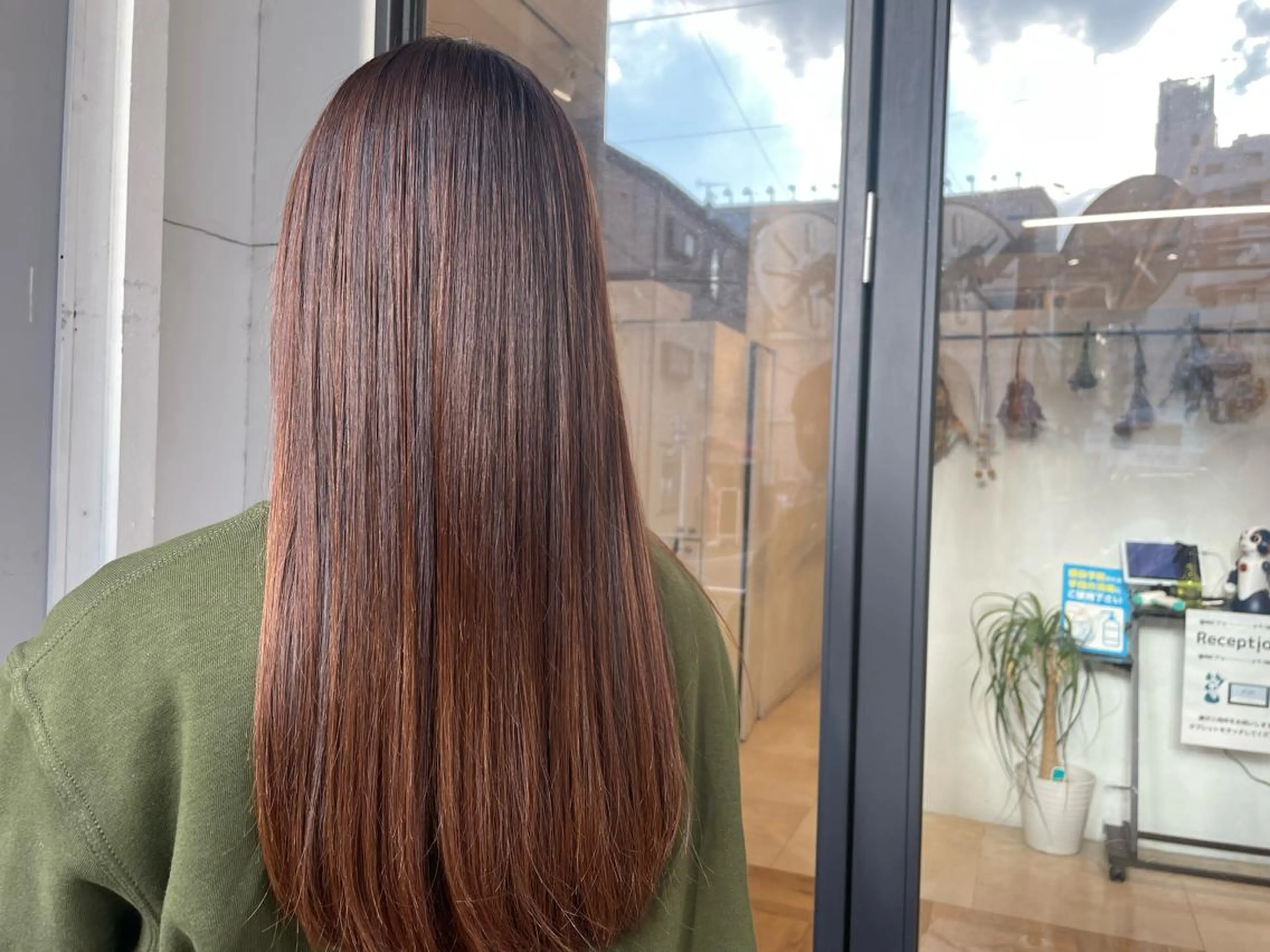ロング 髪質改善 トリートメント ふるはし みなのヘアスタイル
