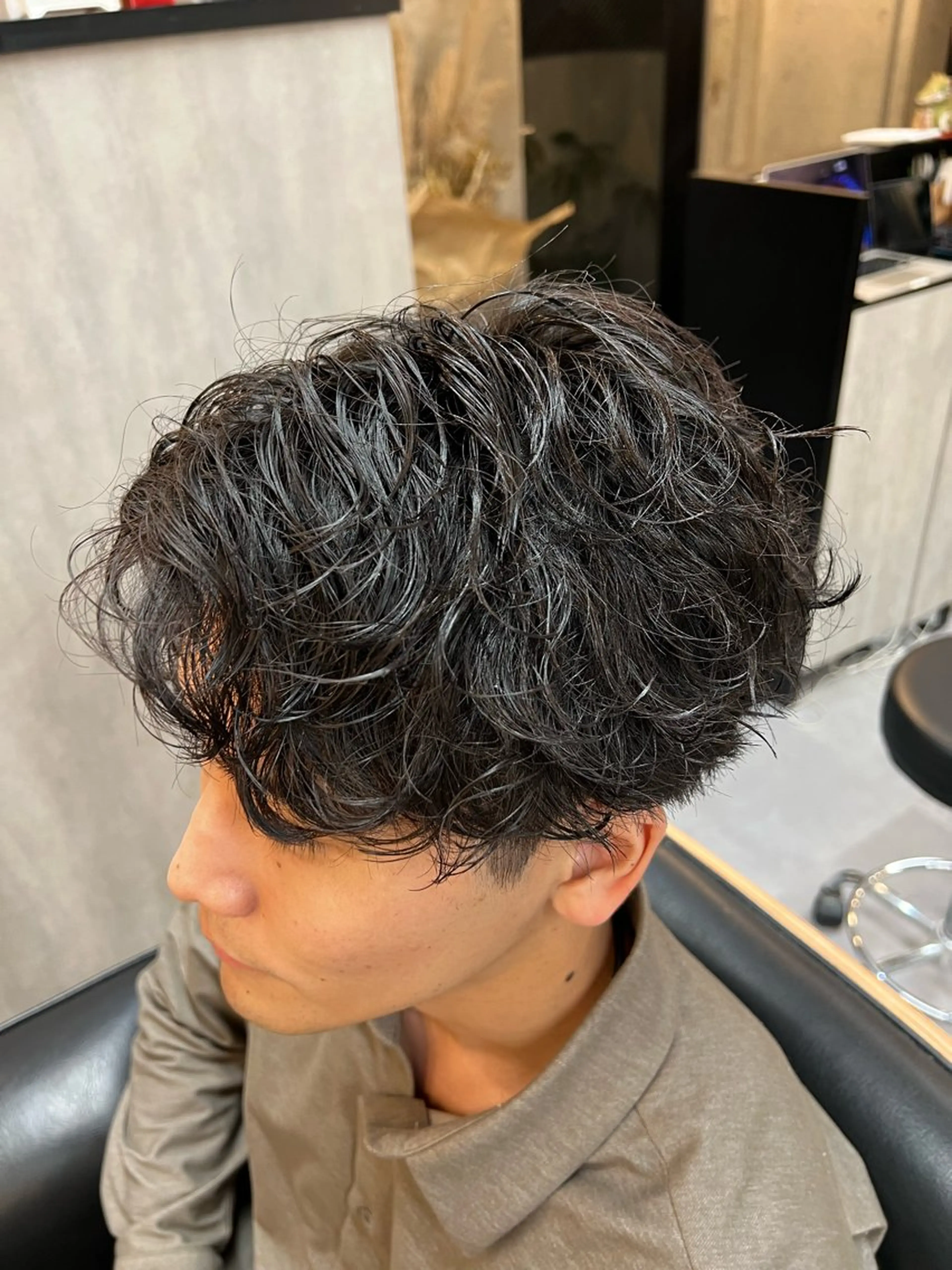 セミロング パーマ メンズ メンズ特化👨 細谷碧海のヘアスタイル
