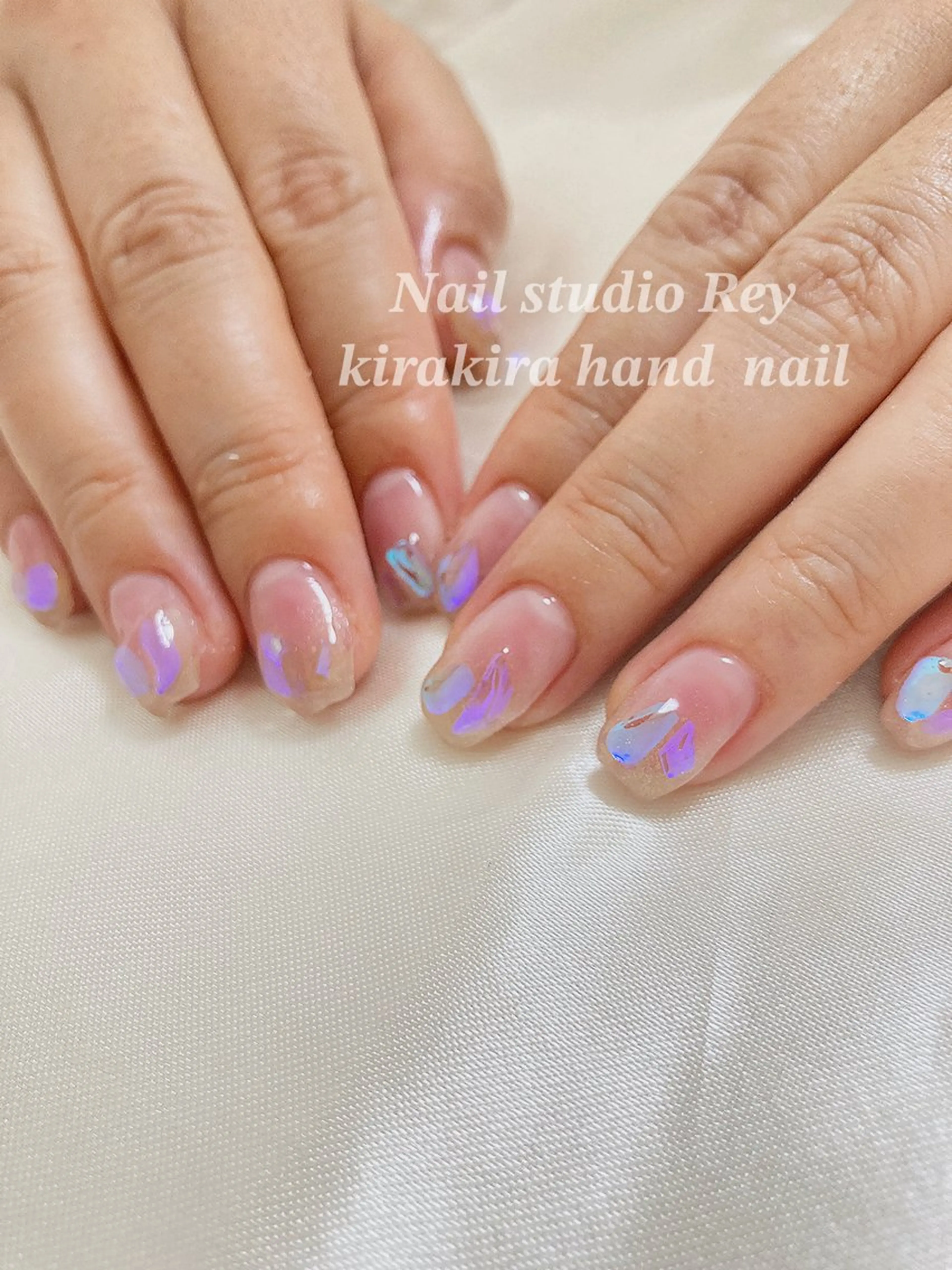 ネイル キラキラネイル フットネイル ecrin (エクラン)のネイルデザイン