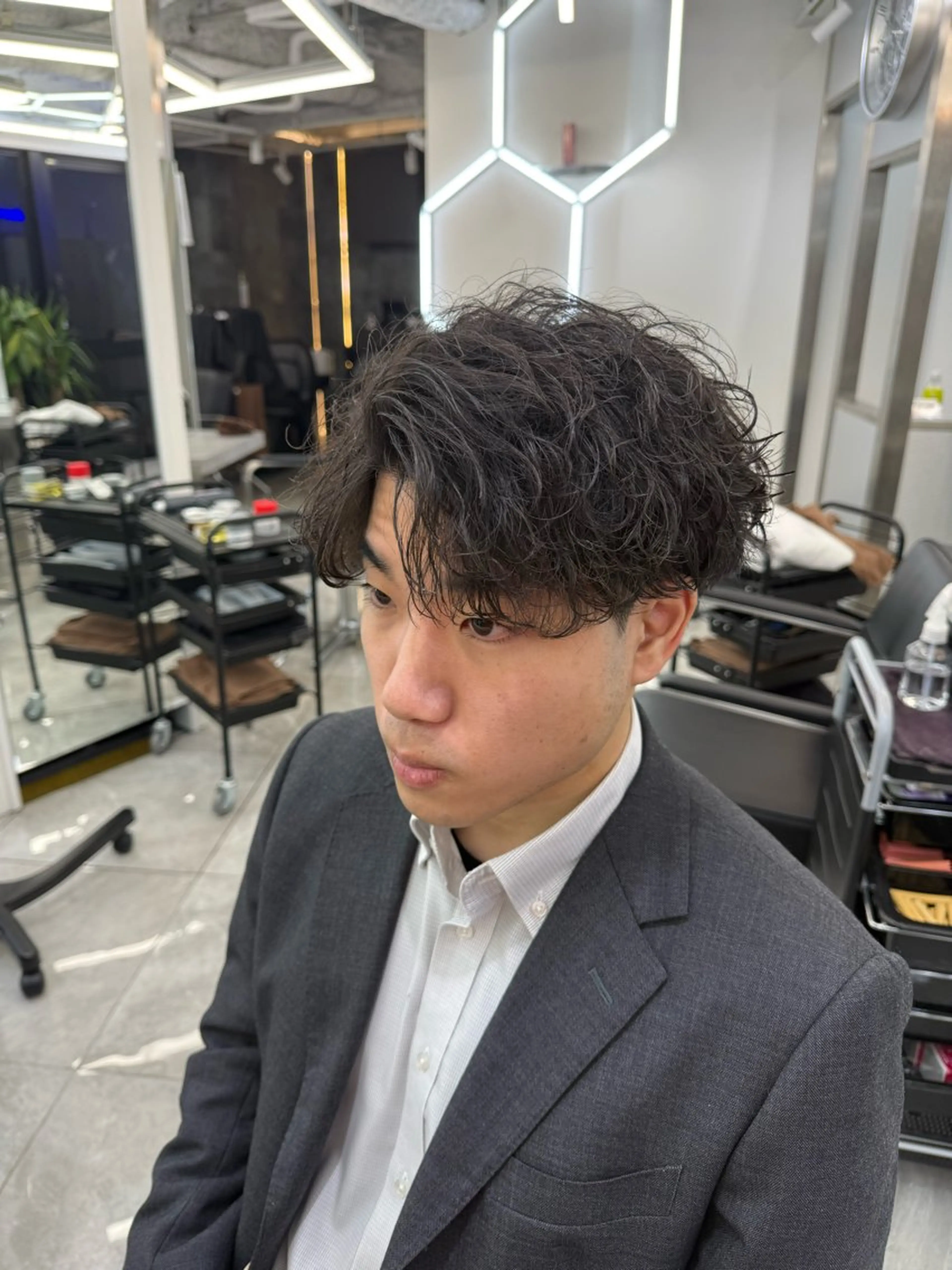 ミディアム カット パーマ 【色気×韓国ヘア】 DAISUKEのヘアスタイル