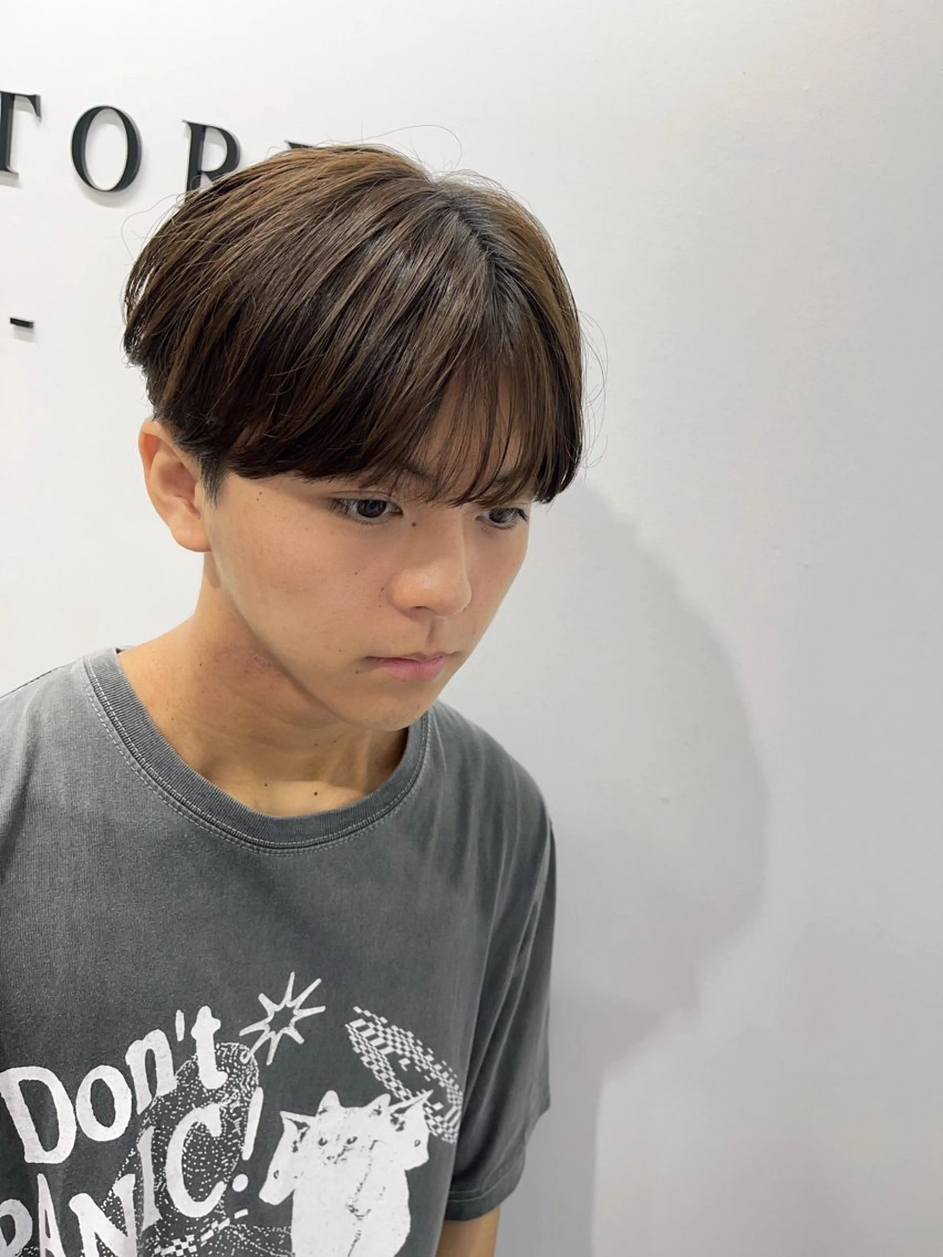 【メンズ限定】 似合わせカット+ナチュラルストレート+ダメージレストリートメントの写真