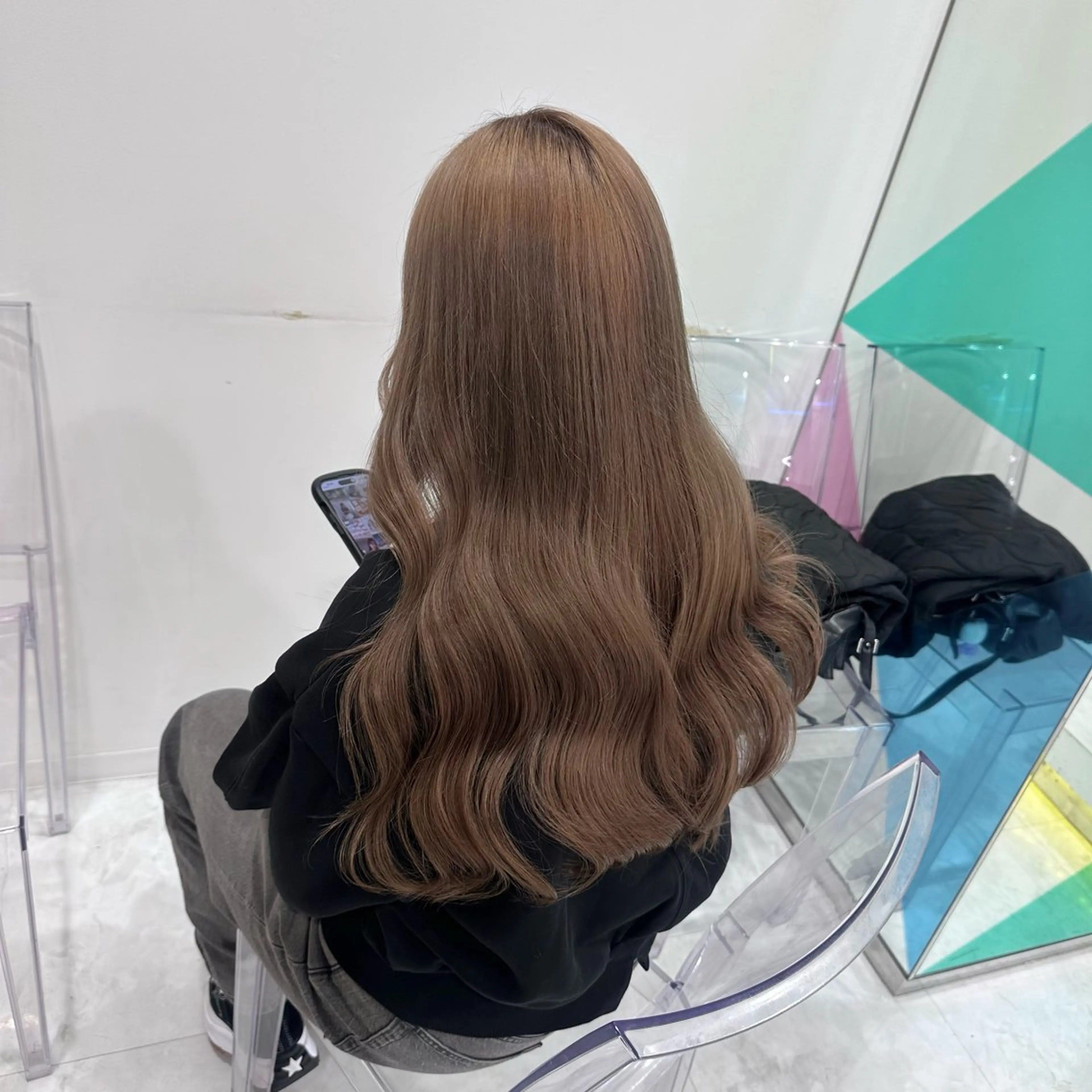 ロング カラー ベージュカラー ブリーチ ケアカラー ハイトーンカラー 髪質改善 ♡ダブルカラー特化♡ miyuのヘアスタイル