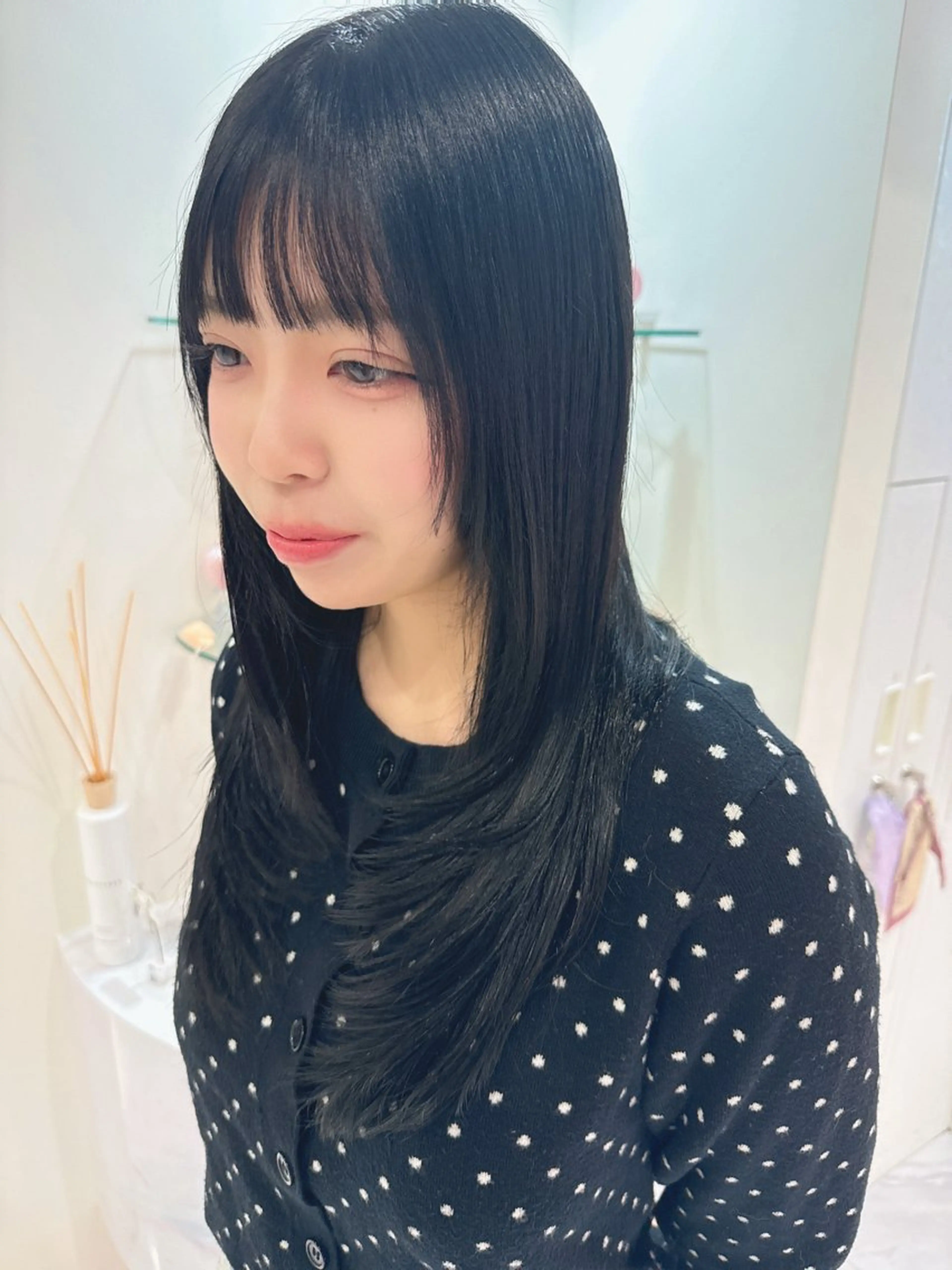 ロング ハイレイヤー レイヤーカット カット ヘアカラー 🎀MONA あまね🎀のヘアスタイル