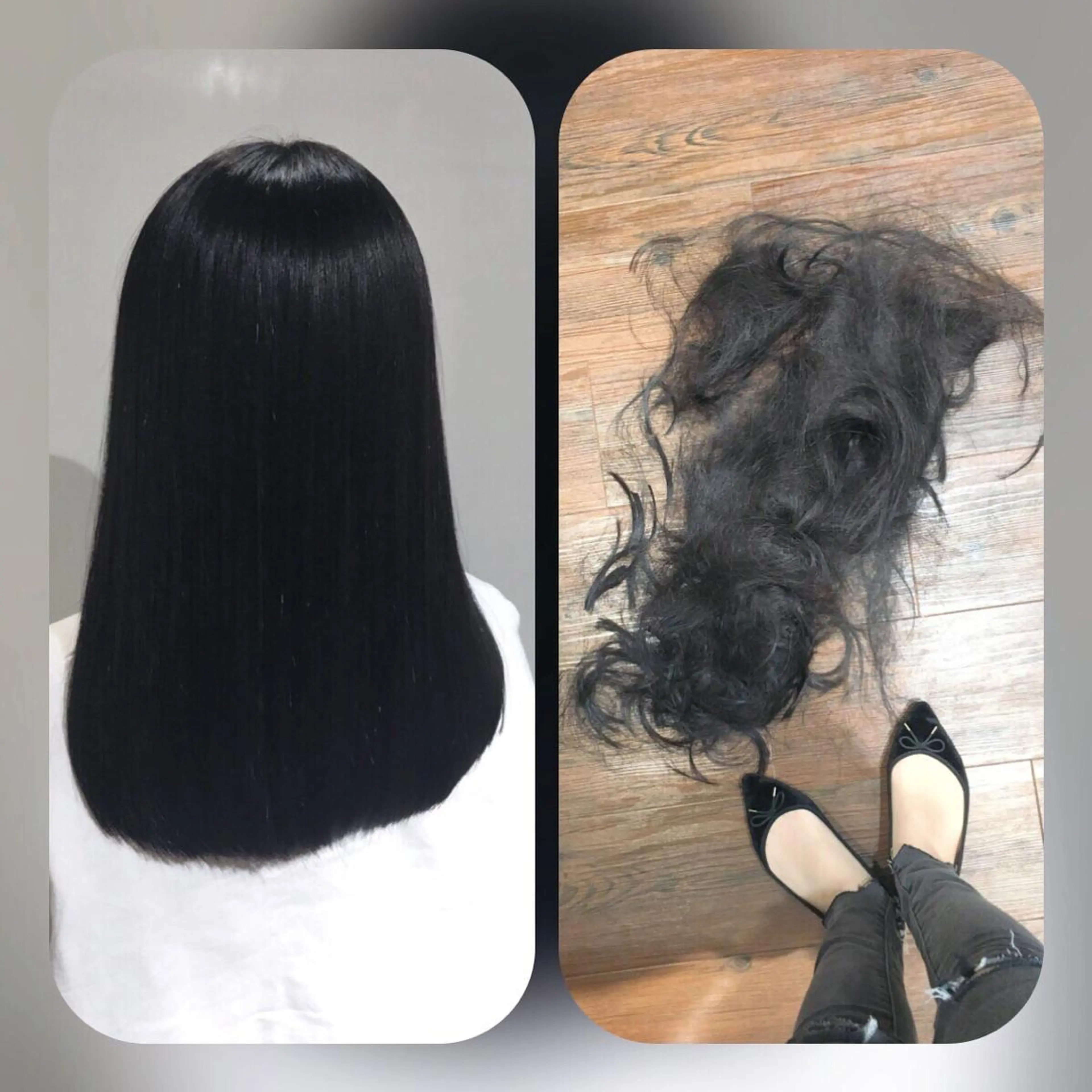 ロング ヘアアレンジ カット 柔らか垢抜けｶﾗｰと ｶｯﾄ🫧ASUKAのヘアスタイル