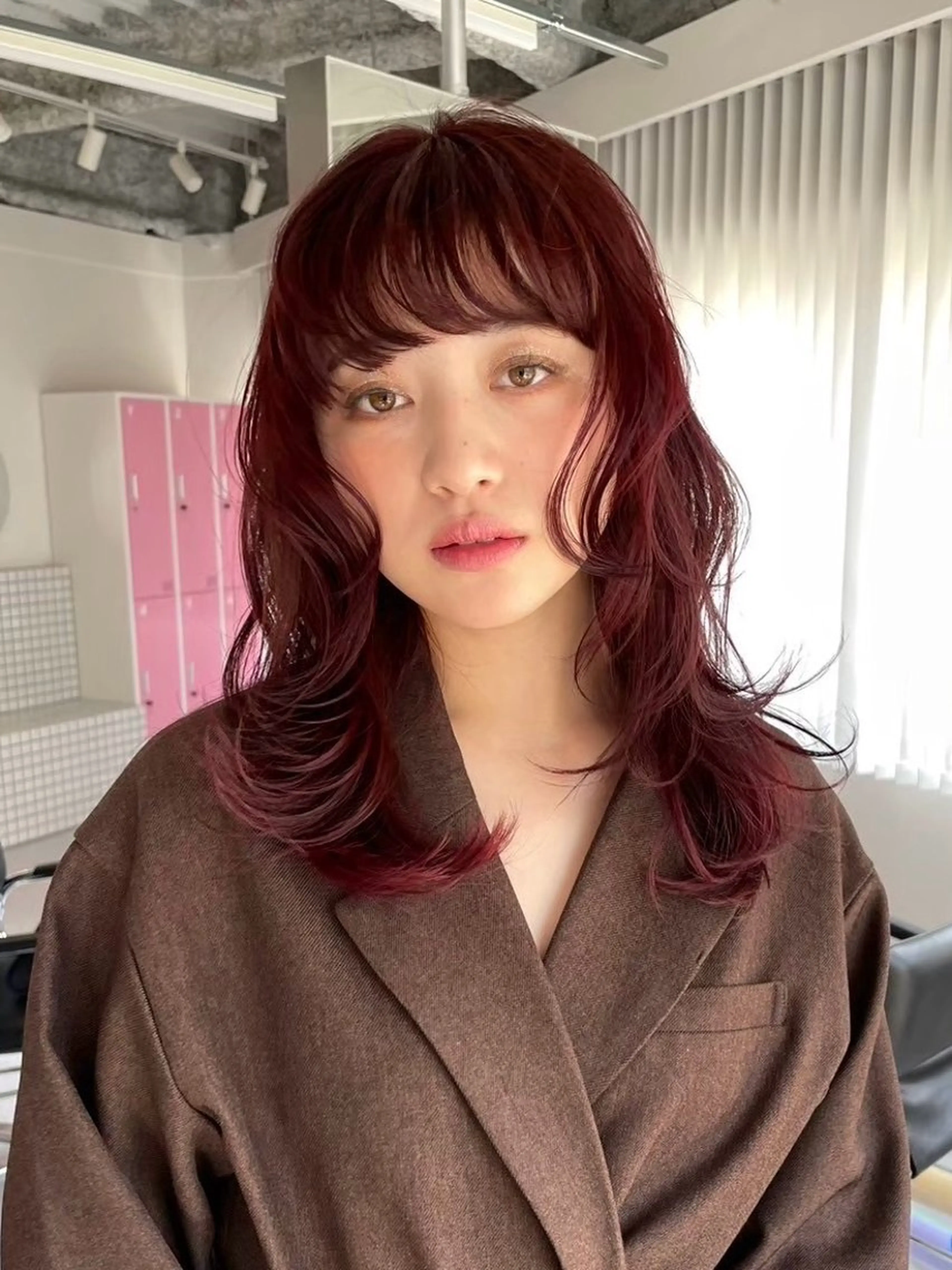 カラー 安井 美咲希のヘアスタイル