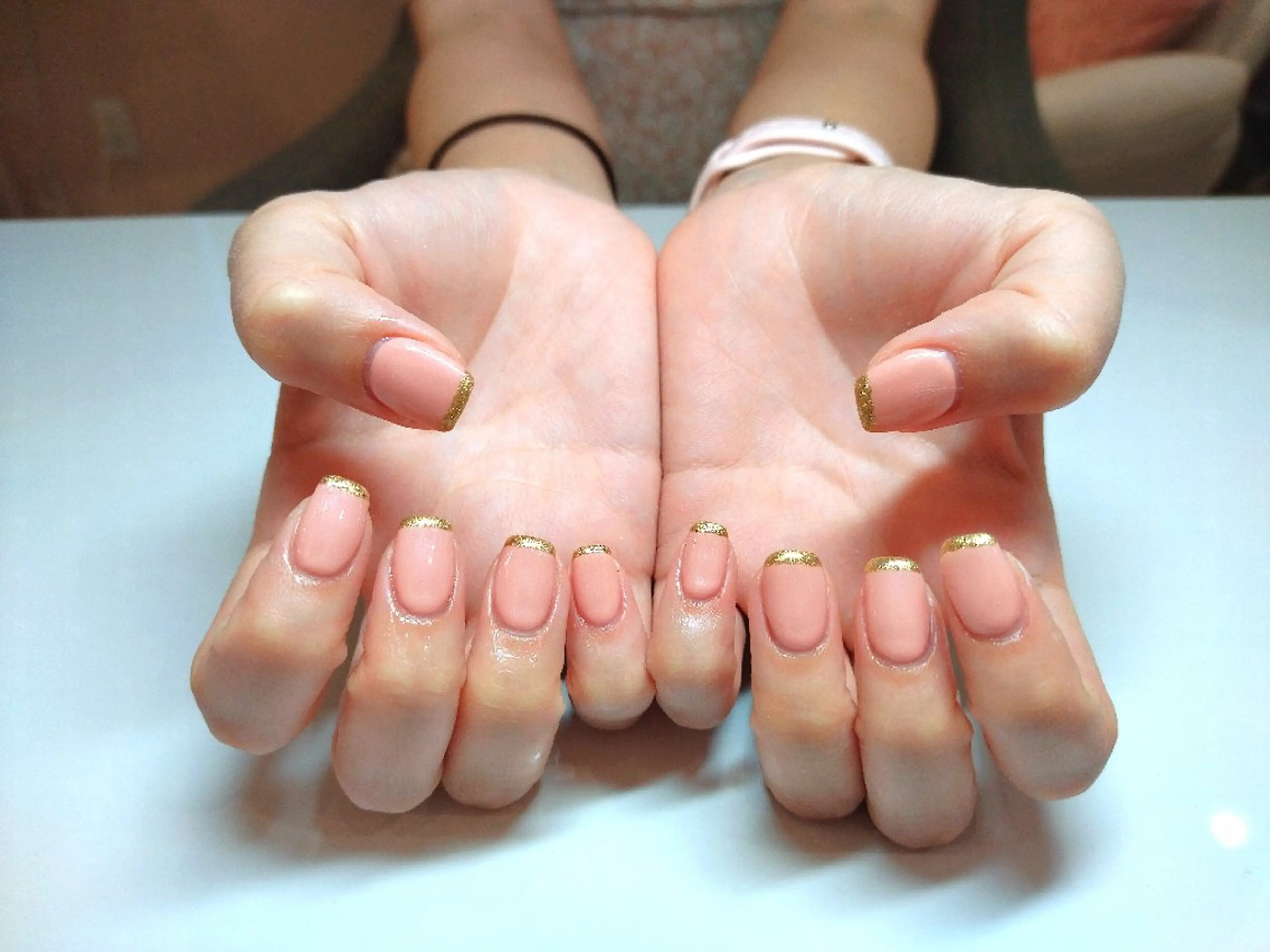 ネイル ハンドネイル 鐙 桃華のネイルデザイン