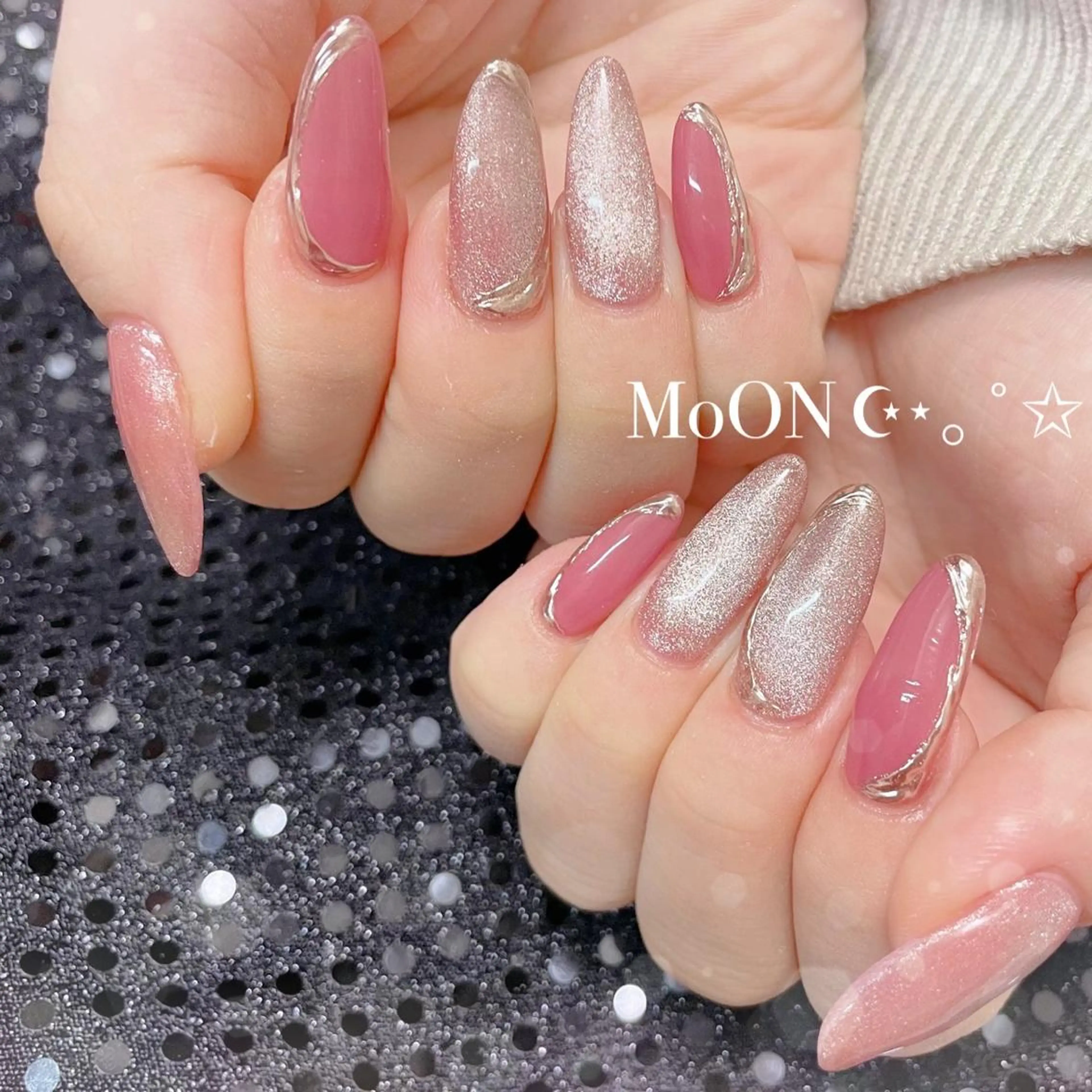 ネイル ハンドネイル ハンドケア MoON...❤︎ MeGuのネイルデザイン