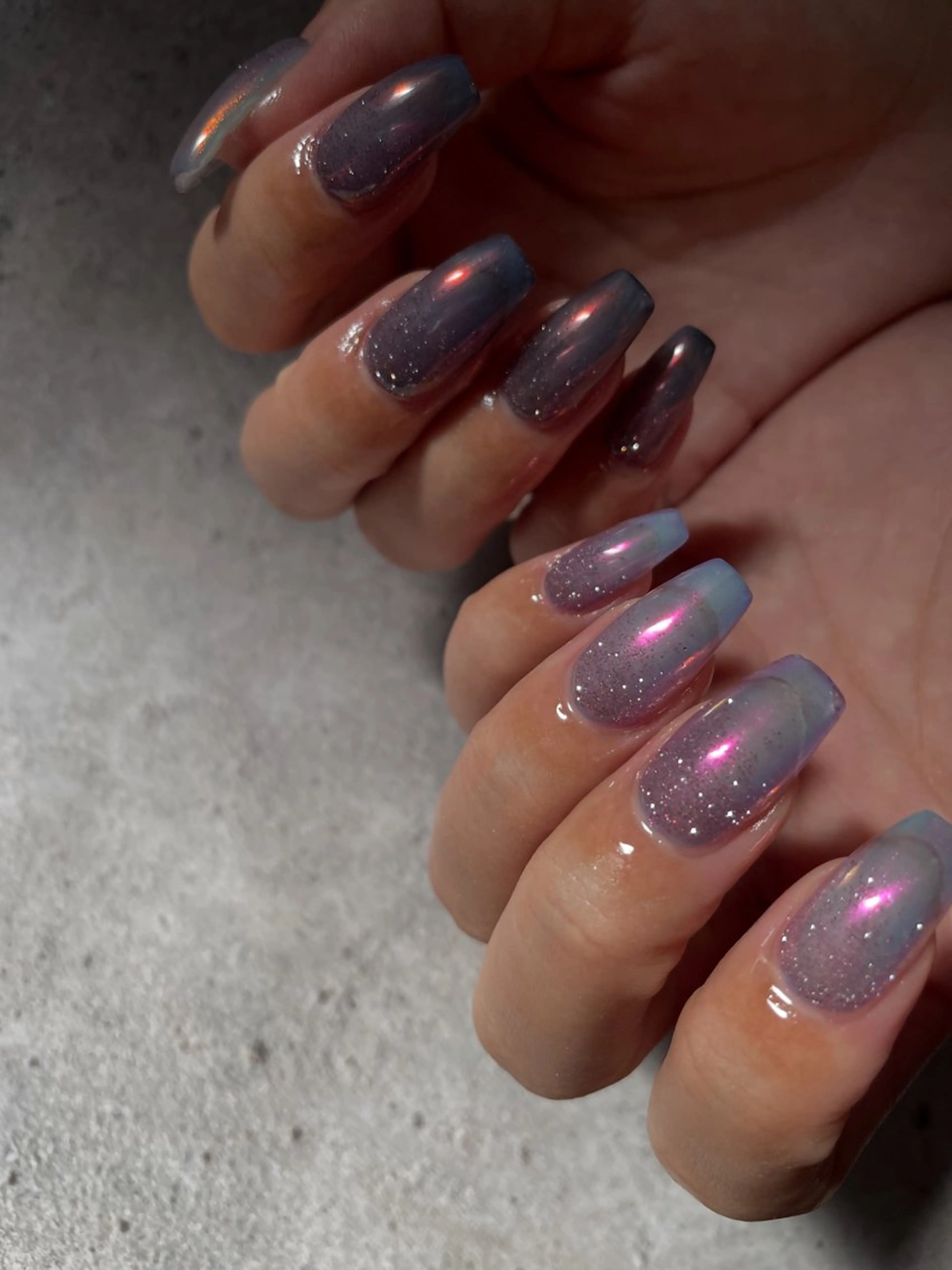 ネイル フラッシュネイル グラデーション ハンドネイル Kimura Keikoのネイルデザイン