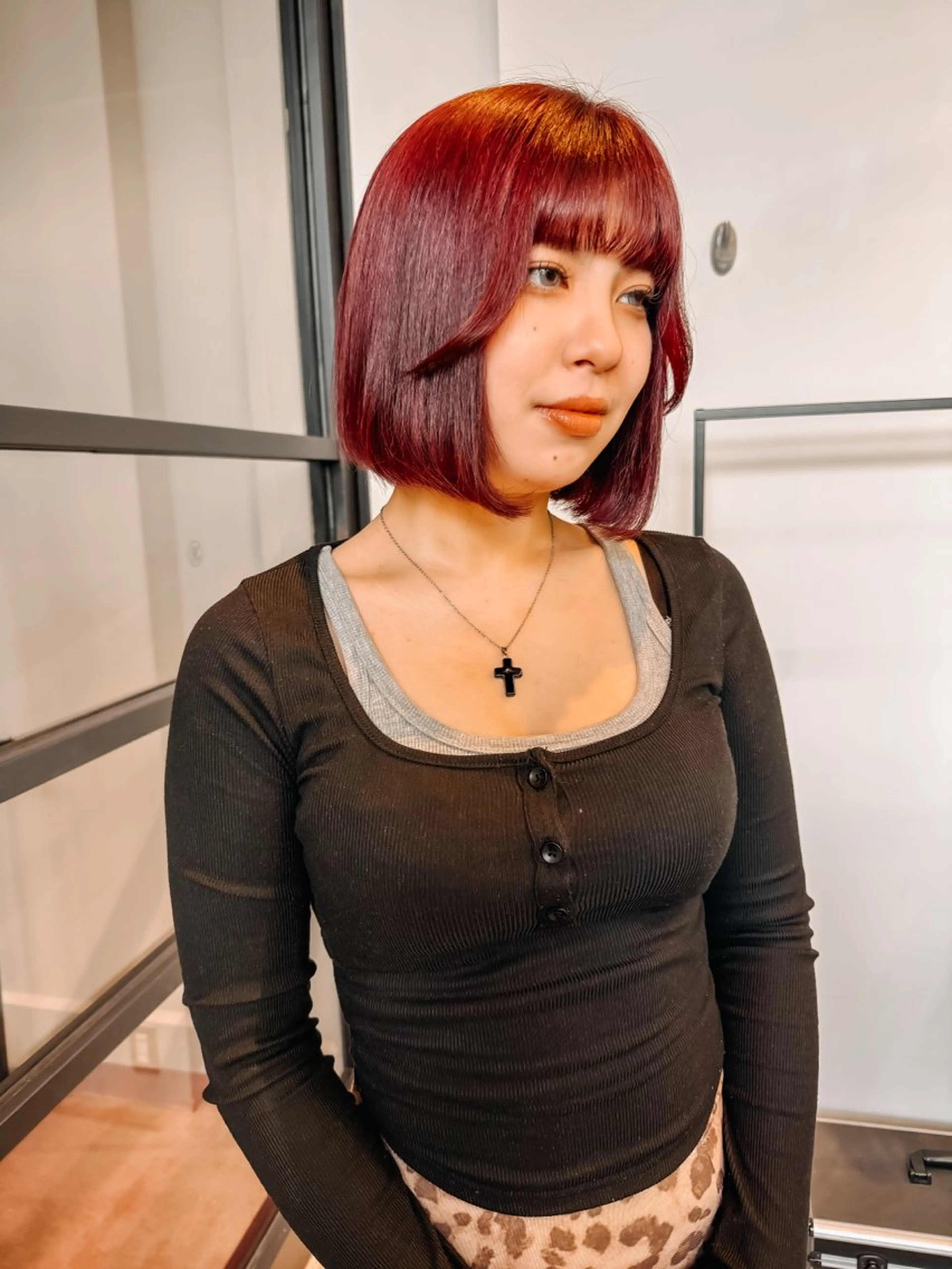 【当日予約◎】カット+髪質改善カラー+トリートメントの写真