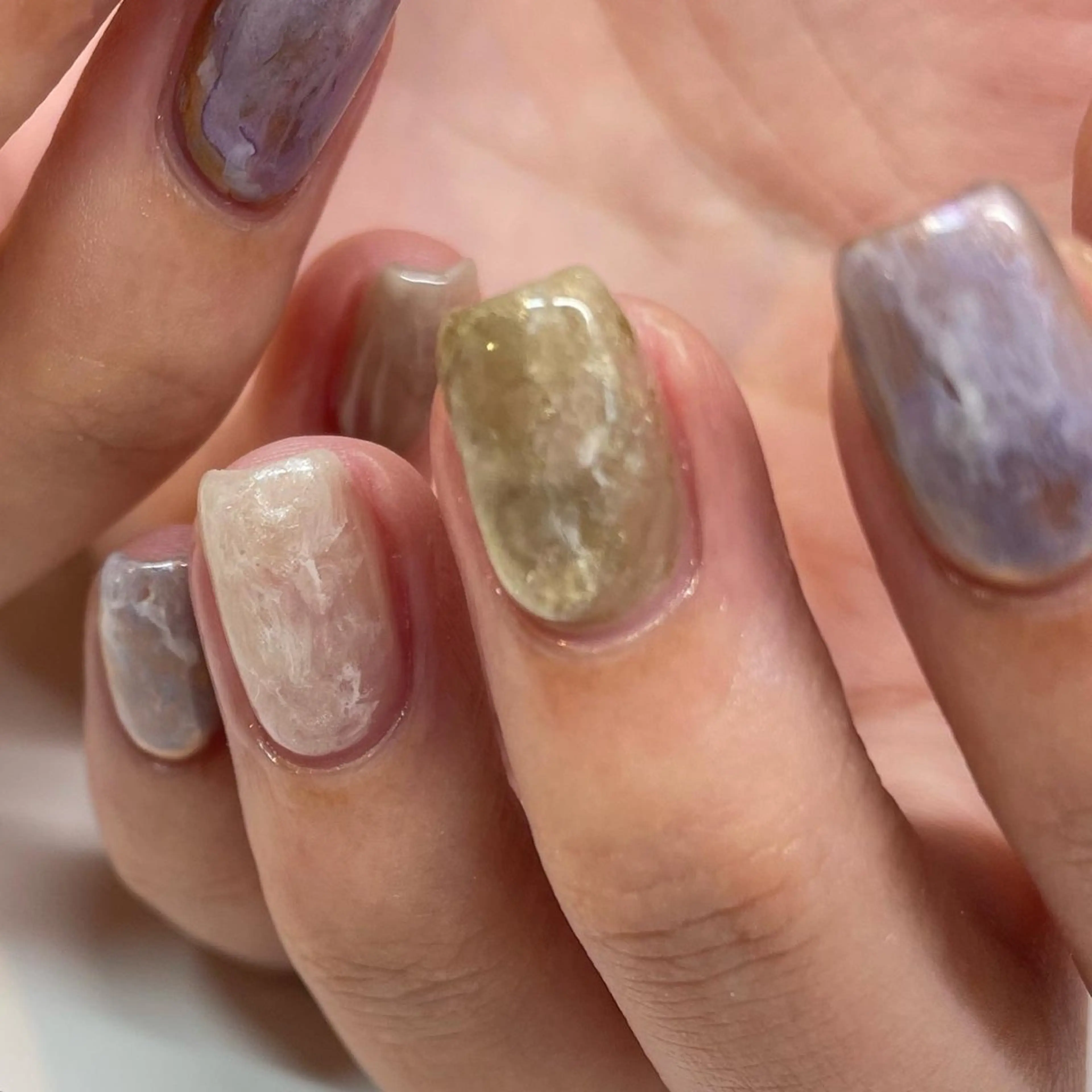 ネイル ニュアンスネイル Manon Yuiのネイルデザイン