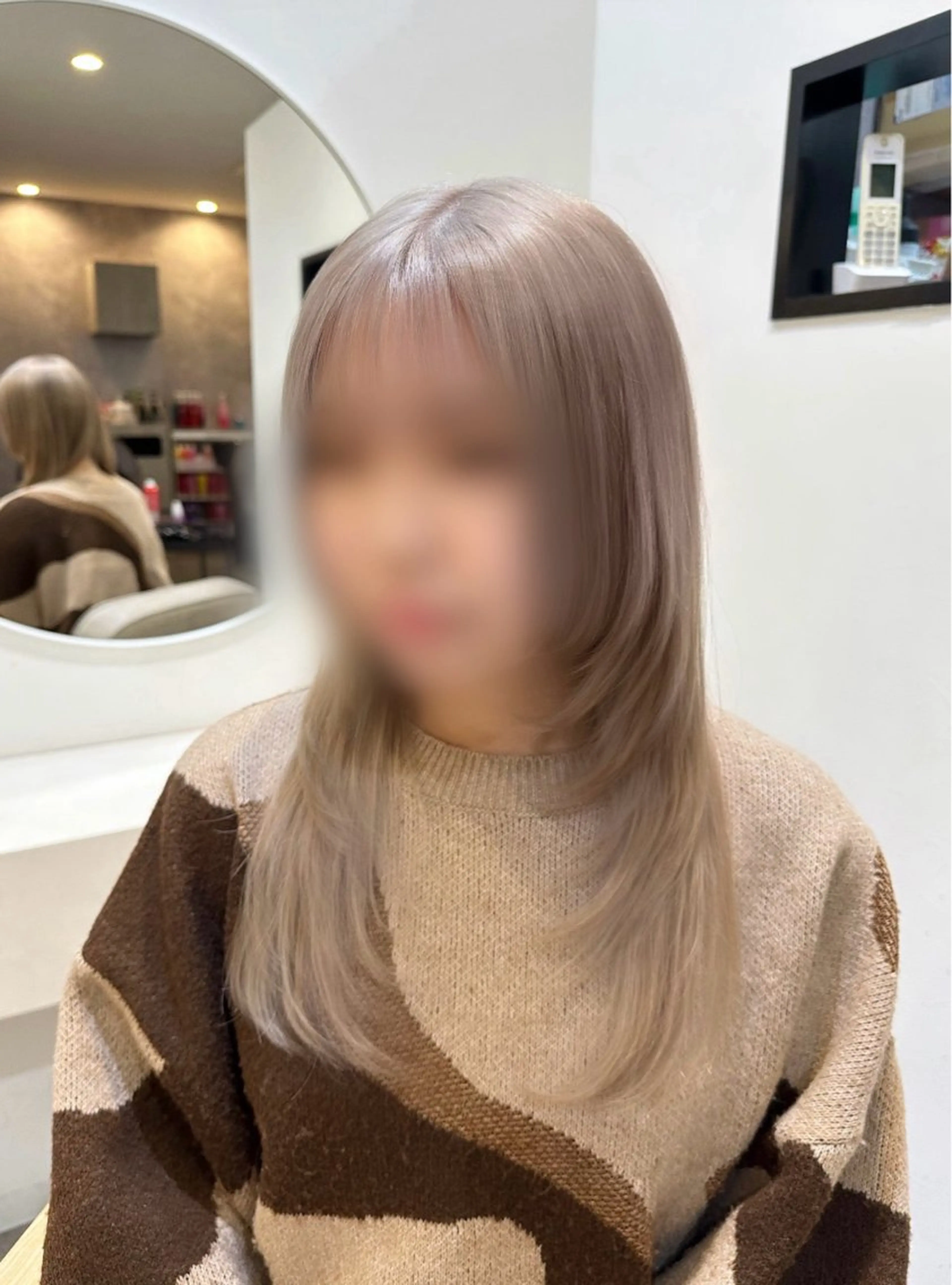 カラー 🎀sakura🎀 艶髪/韓国/ワンホンのヘアスタイル