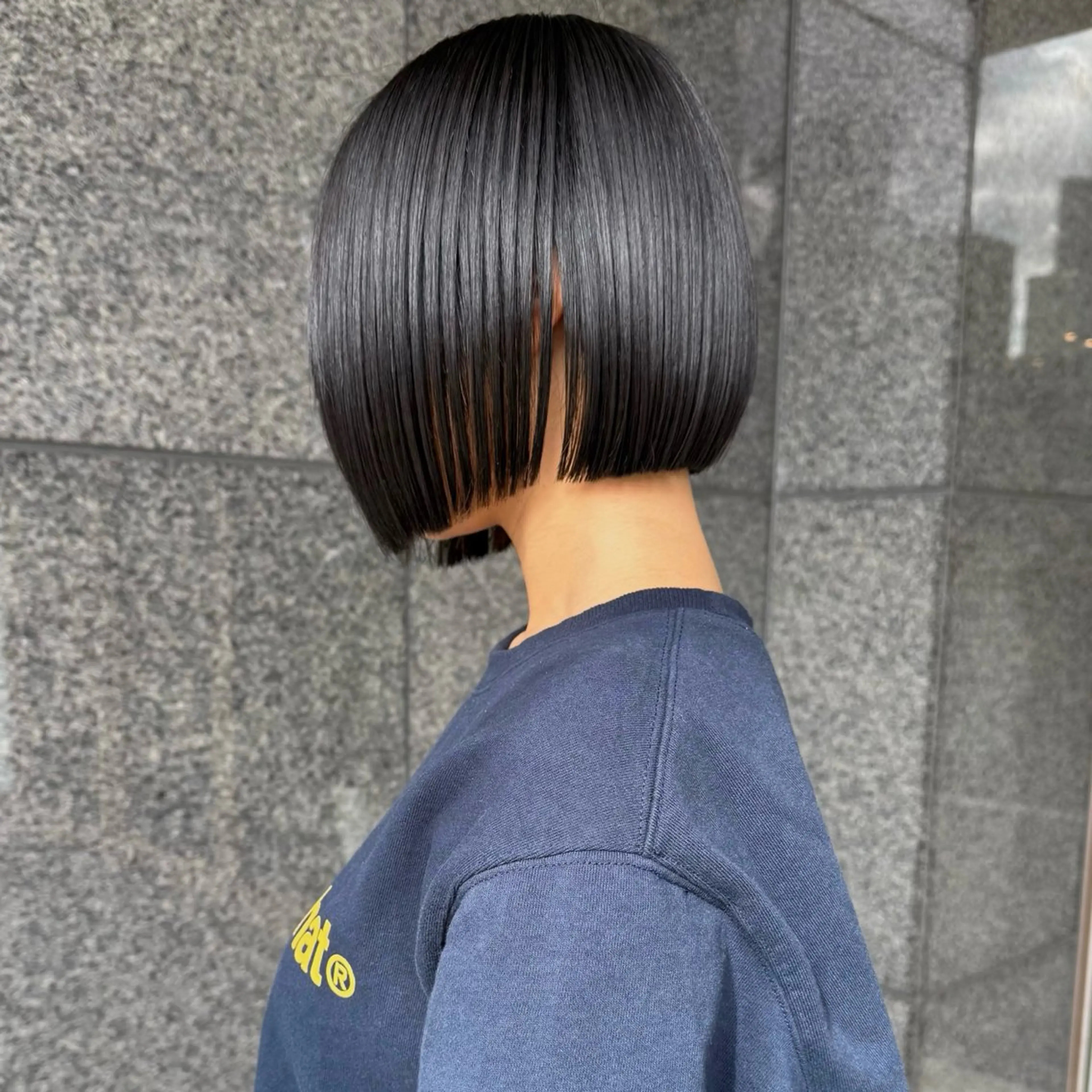 ショート カット ヘアカラー トリートメント ボブ/ハイトーン/ 岡山駅/別曽遥也のヘアスタイル