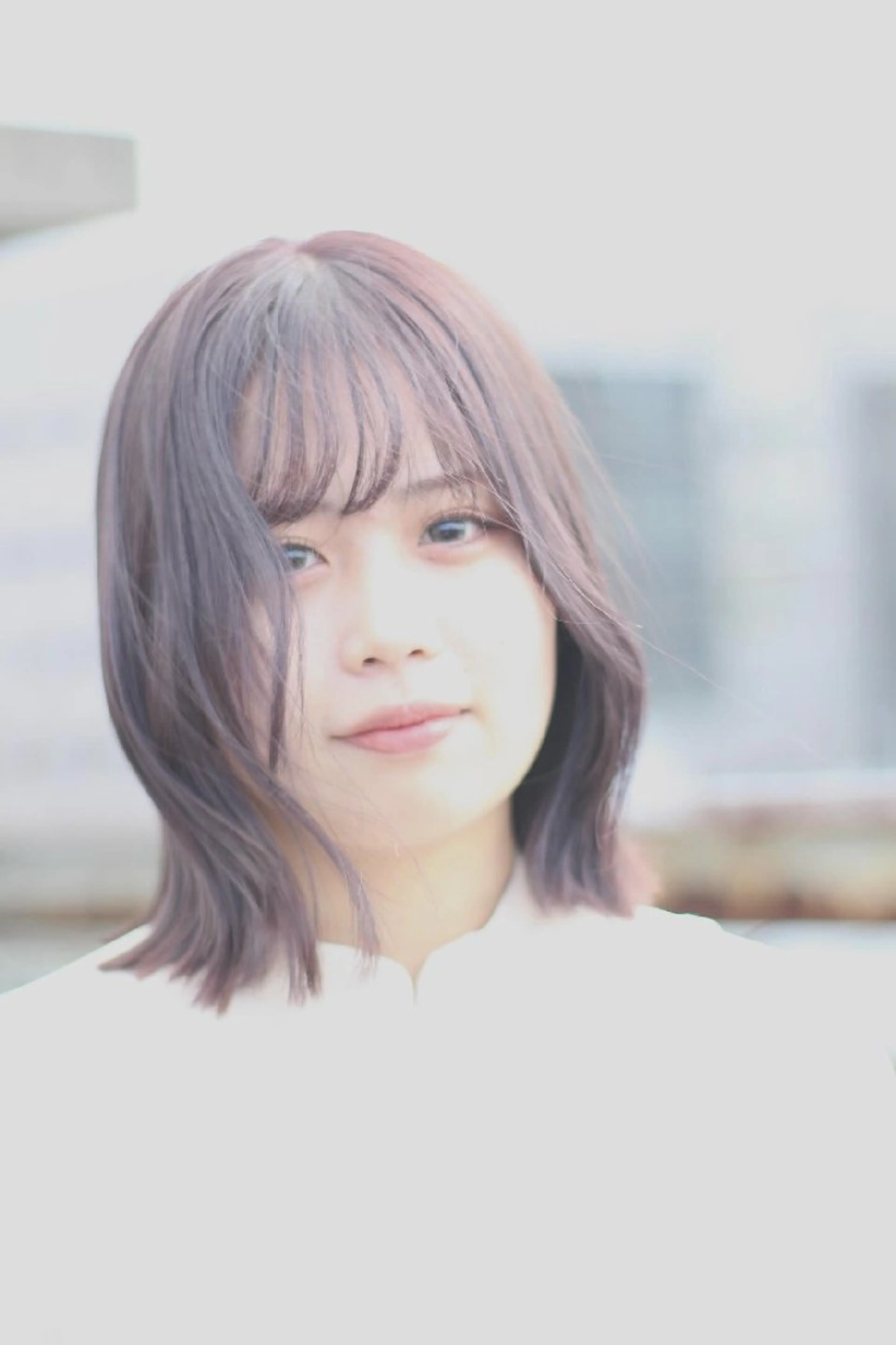 ミディアム カラー ラベンダーカラー Era Hatsuneのヘアスタイル