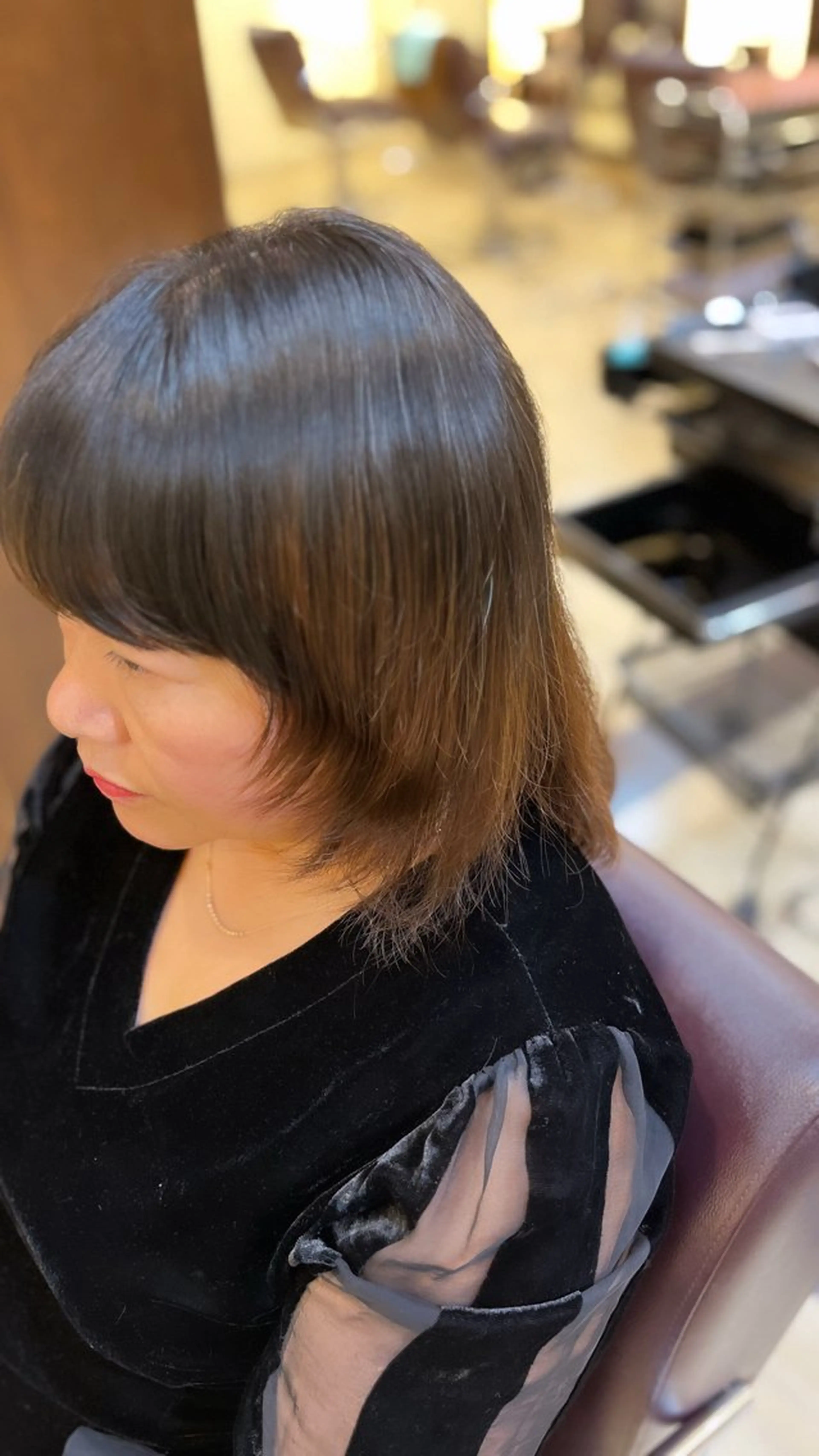 ミディアム 片岡 友輝のヘアスタイル