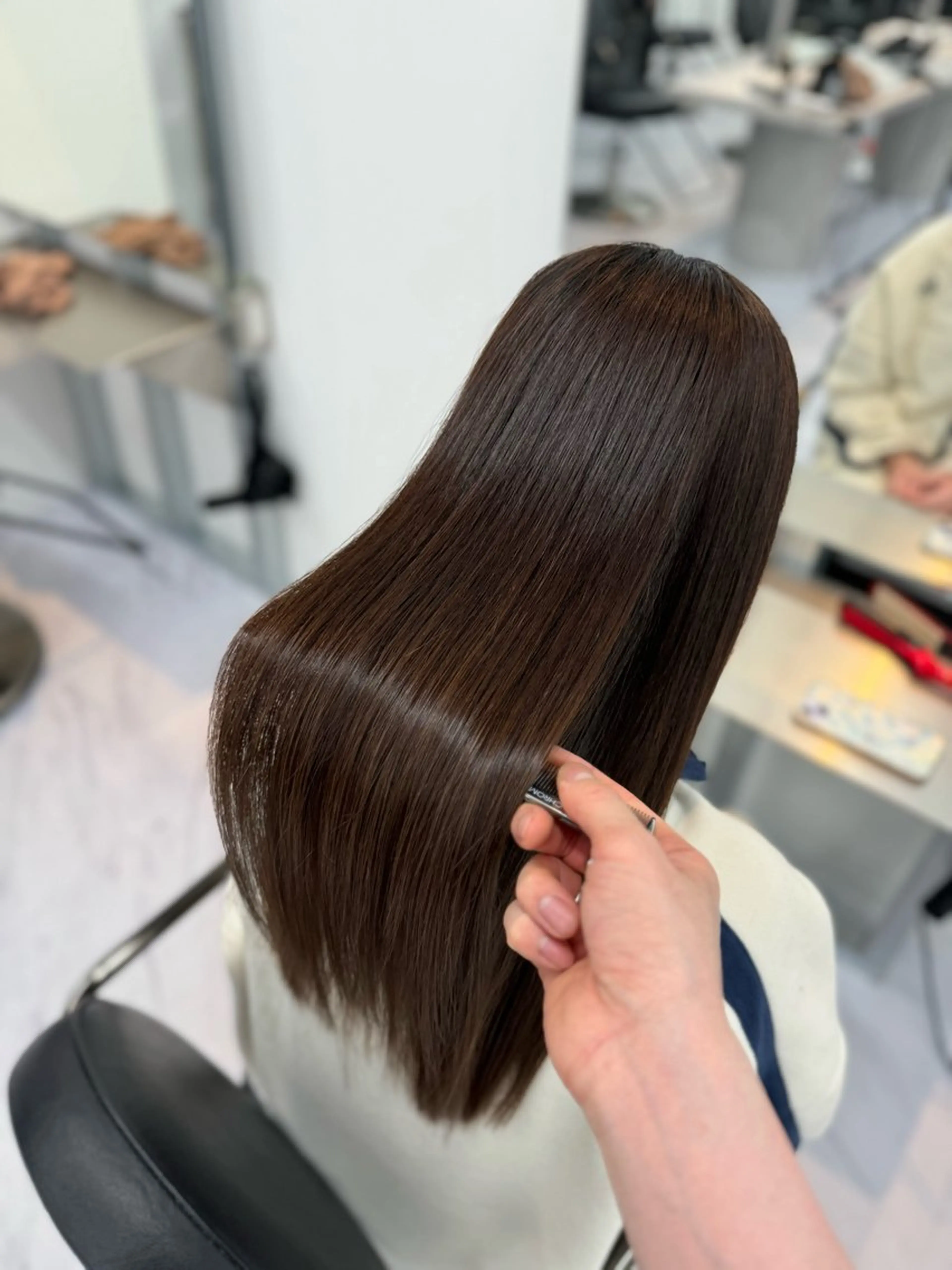 セミロング 野口聖矢/縮毛矯正 髪質改善/ViVIEのヘアスタイル