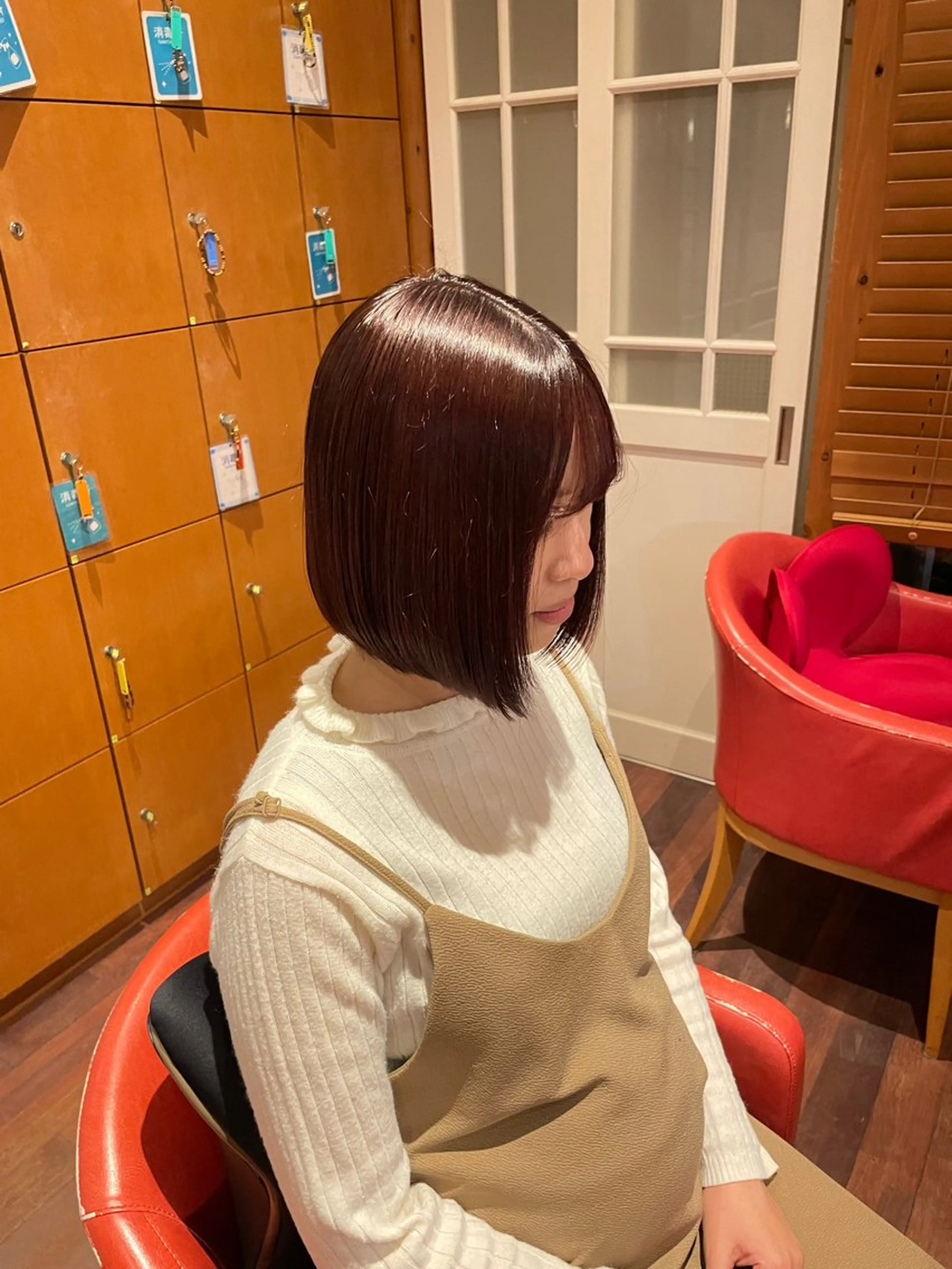 ミディアム ボブ 金森 有希のヘアスタイル