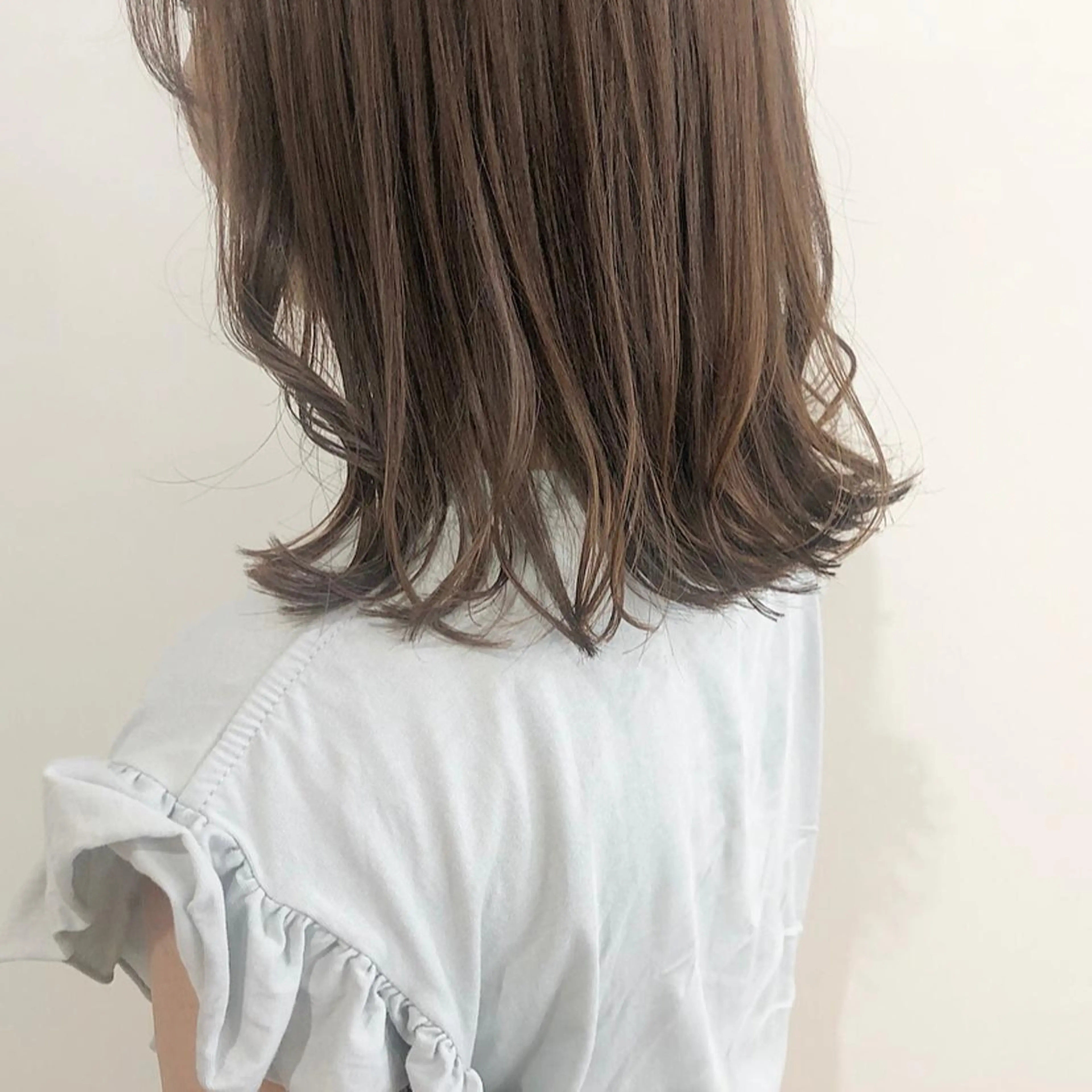 ミディアム カラー お洒落パーマ/ 艶カラー/michiのヘアスタイル