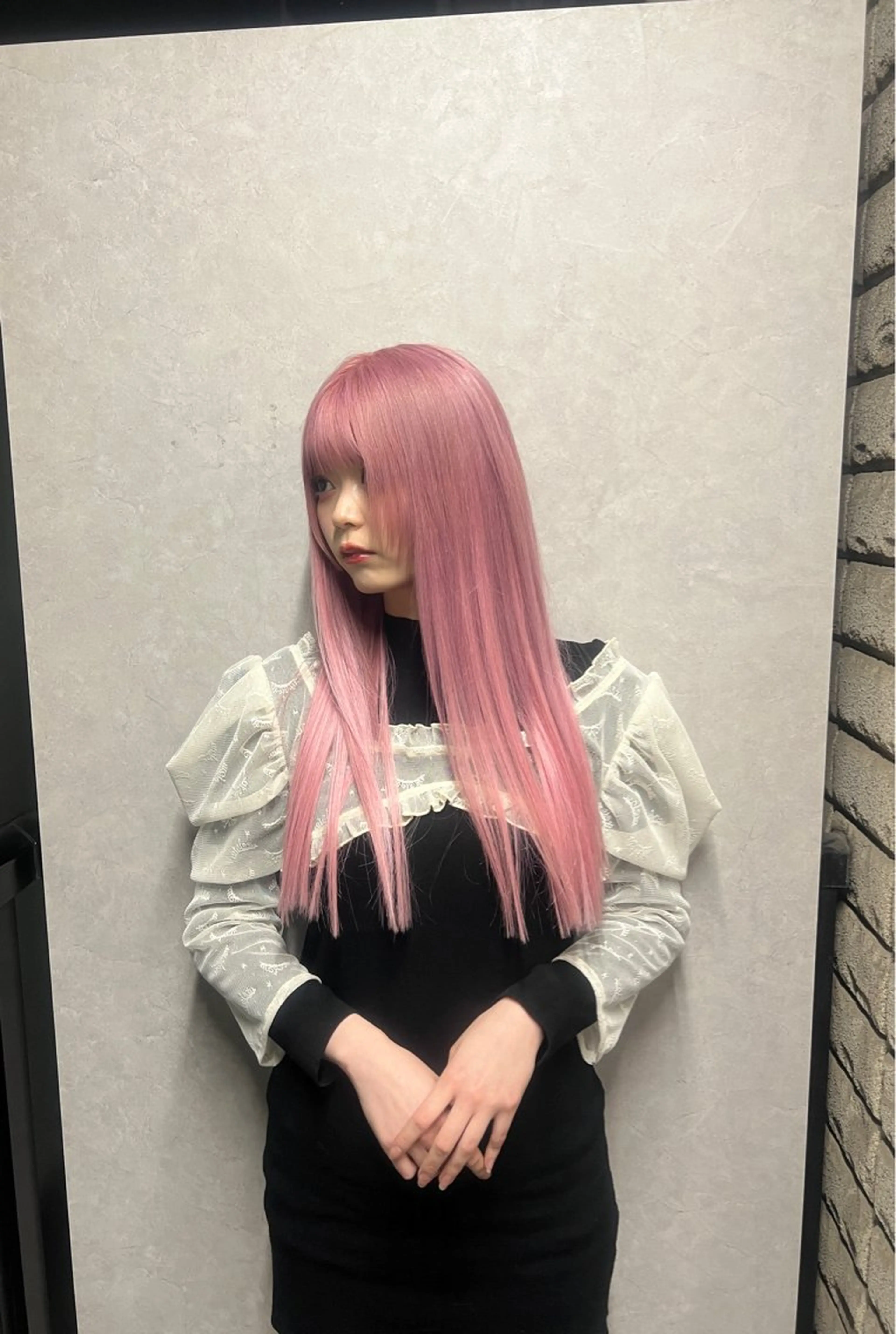 ロング シールエクステ エクステ 羽エクステ/ブリーチ 🎱KENJI🎱のヘアスタイル