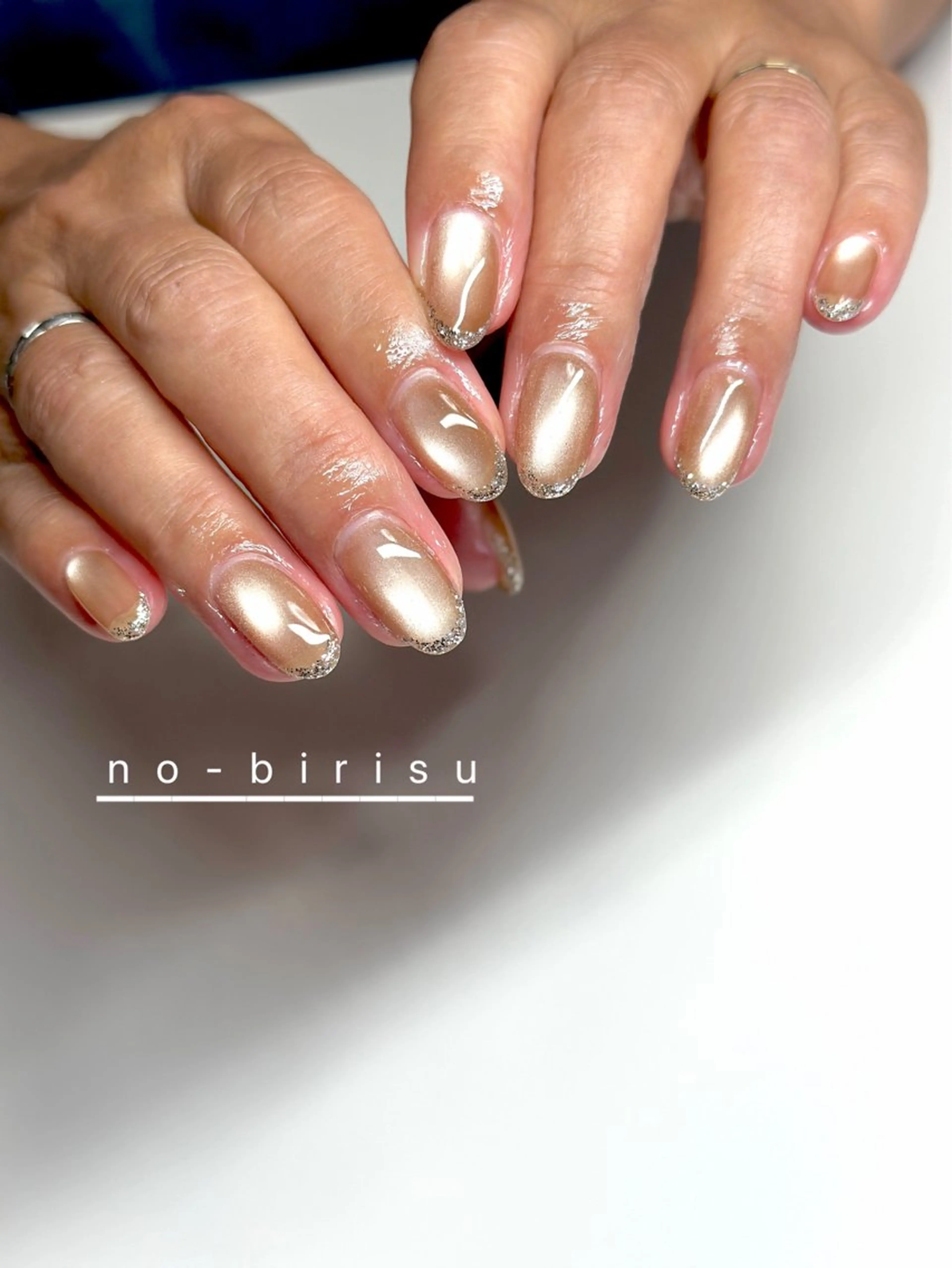 ミディアム ハンドネイル no-birisu nailのネイルデザイン