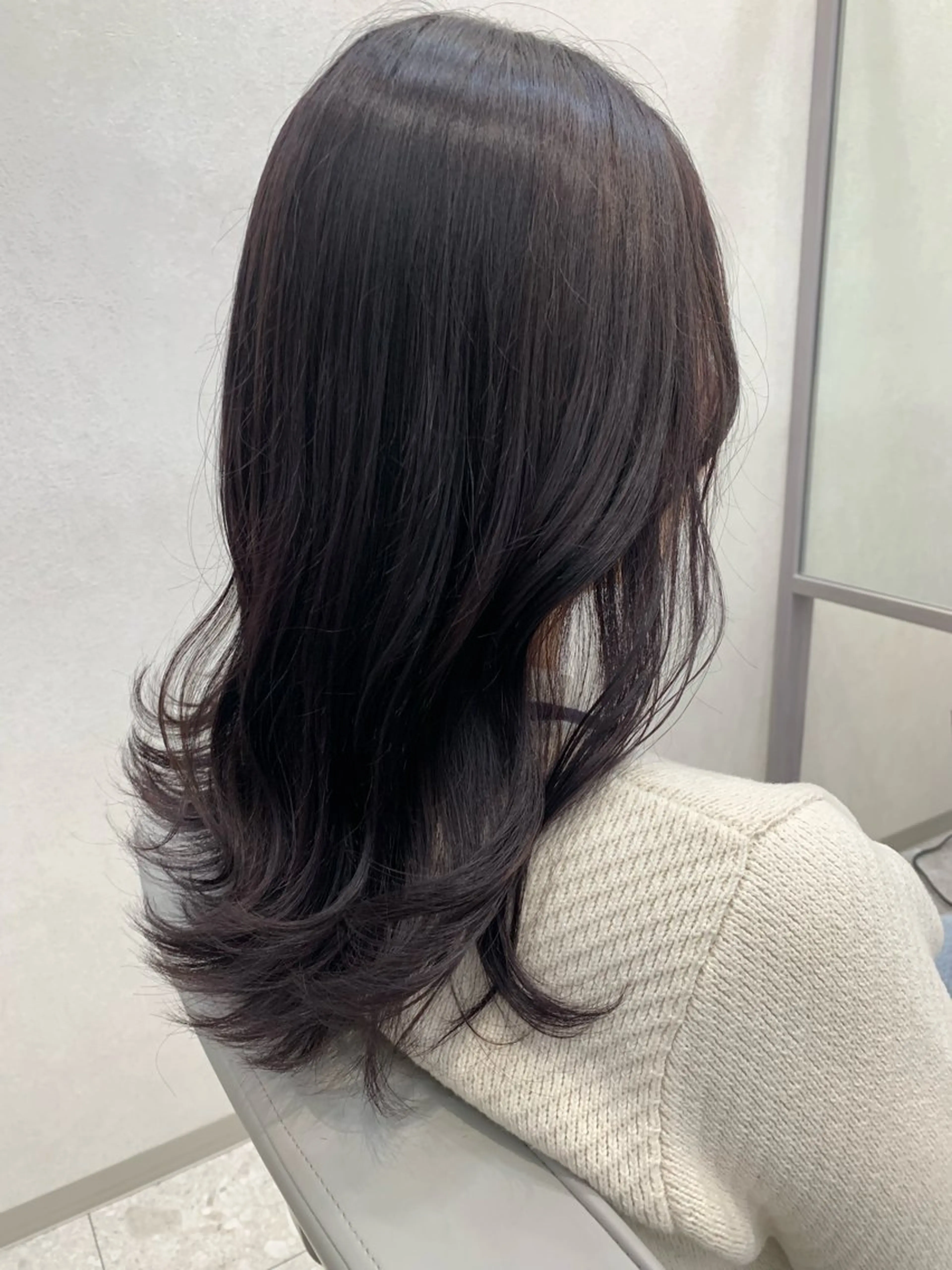 ロング アッシュ カット ヘアカラー 大人ヘア✨髪質改善 ✨艶髪＊今泉のヘアスタイル