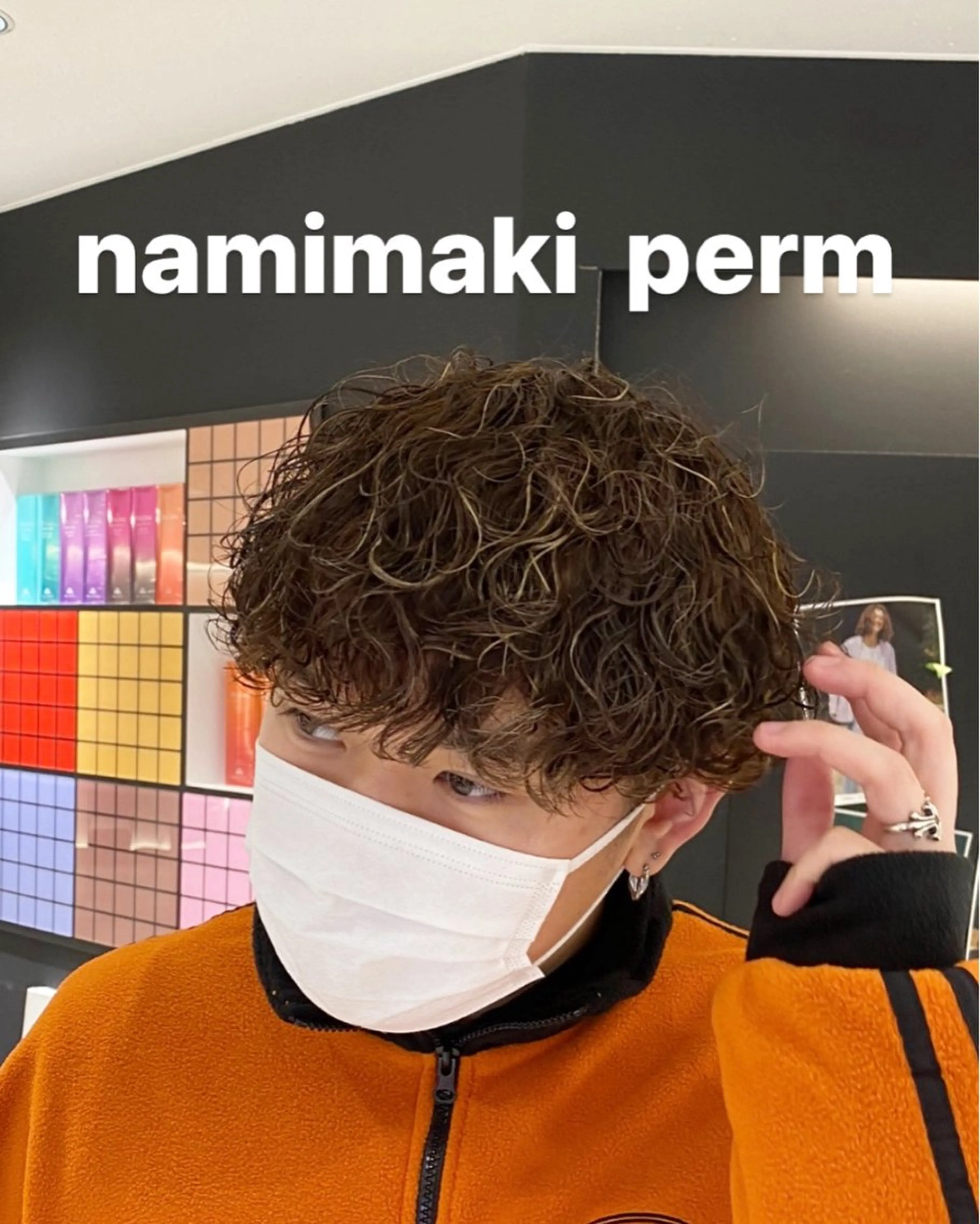 パーマ メンズ メンズハイライト メンズパーマ プードルパーマ ツイストスパイラルパーマ 波巻きパーマ 🌈メンズトレンド支 持率No.1/蓮🌈のヘアスタイル