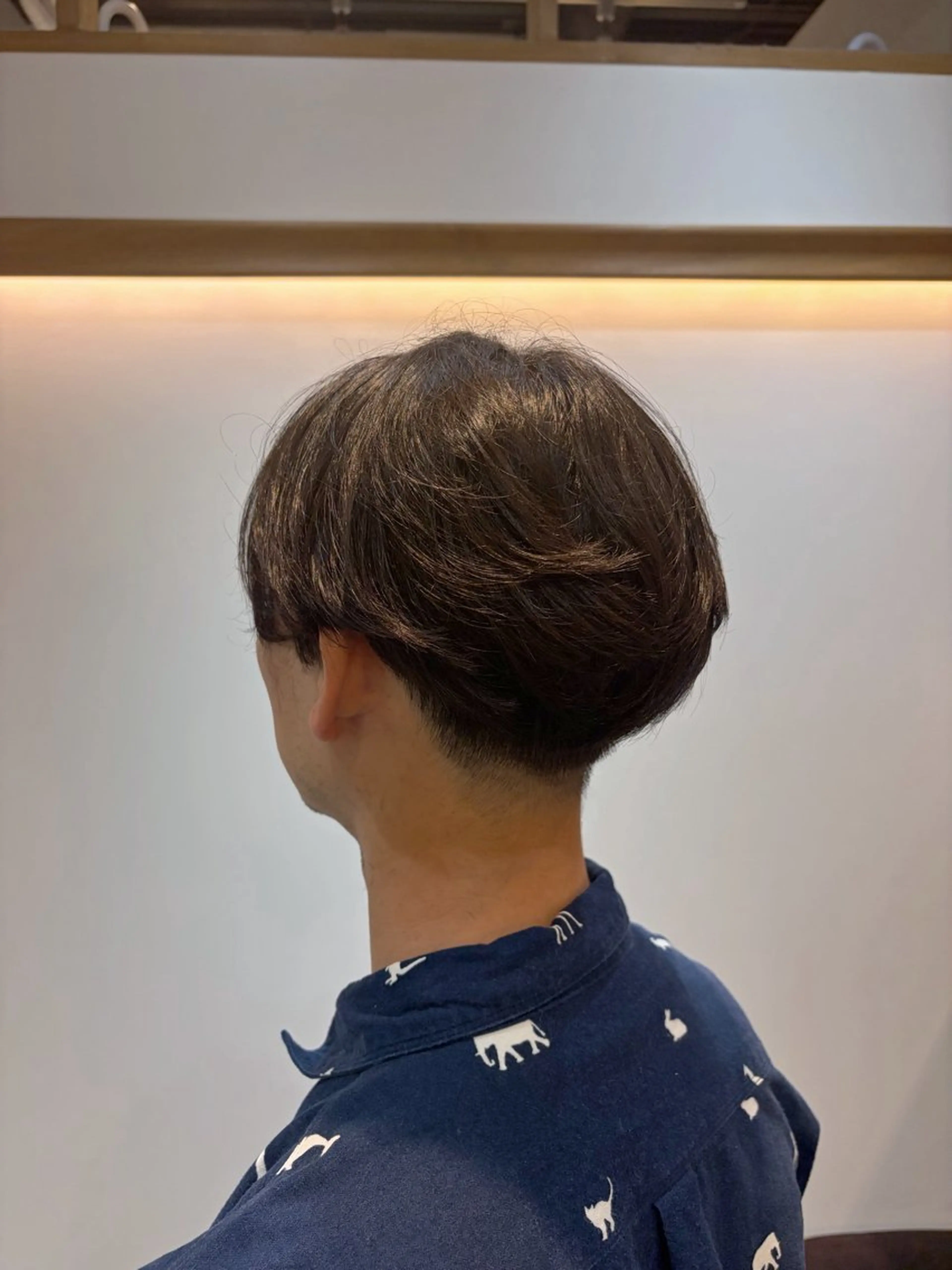 メンズ センターパート メンズパーマ 刈り上げ Agu hair りゅうがのヘアスタイル