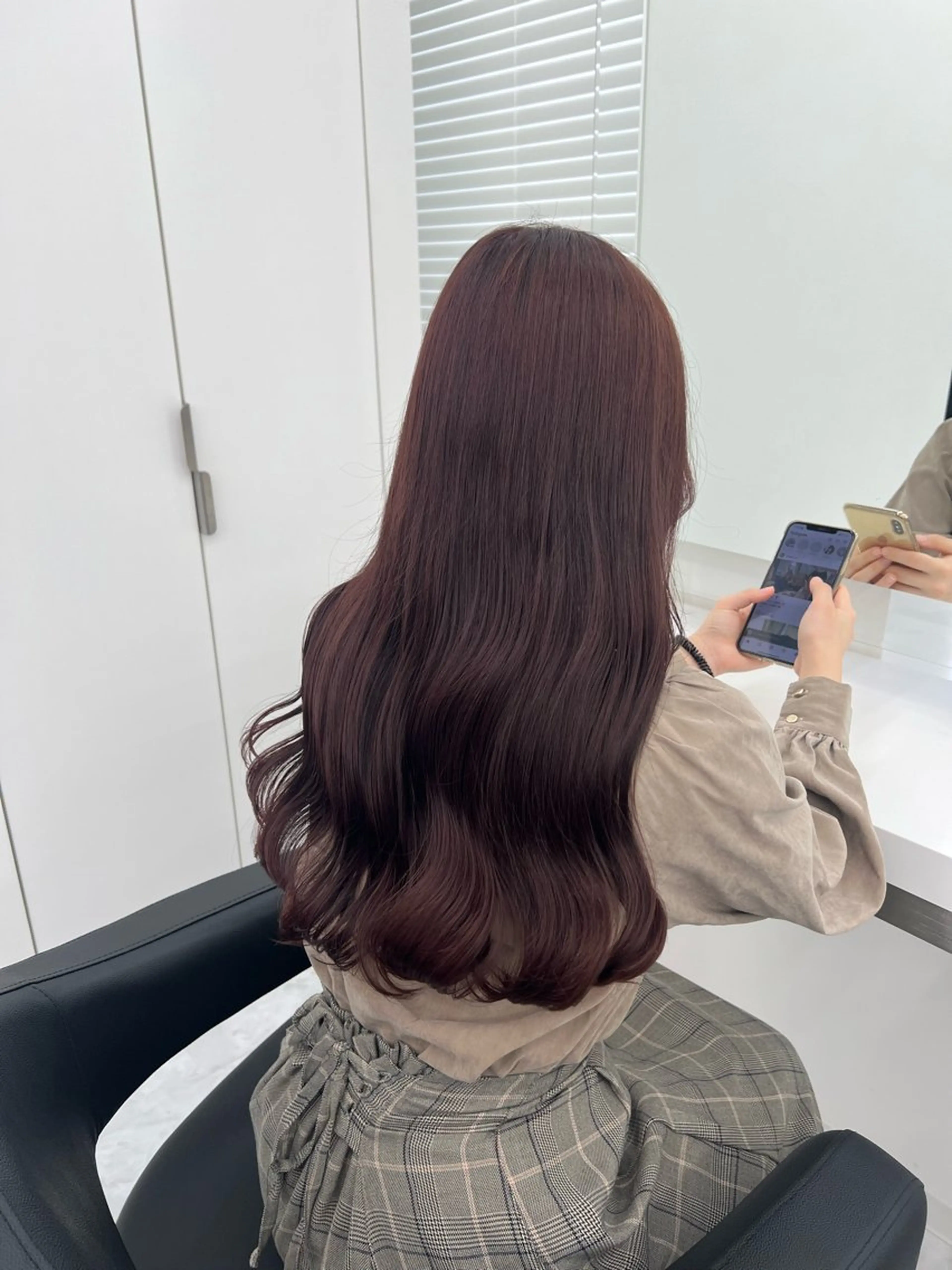 ロング カラー ヘアアレンジ 💖似合わせカラー レイヤー💖ブリーチのヘアスタイル