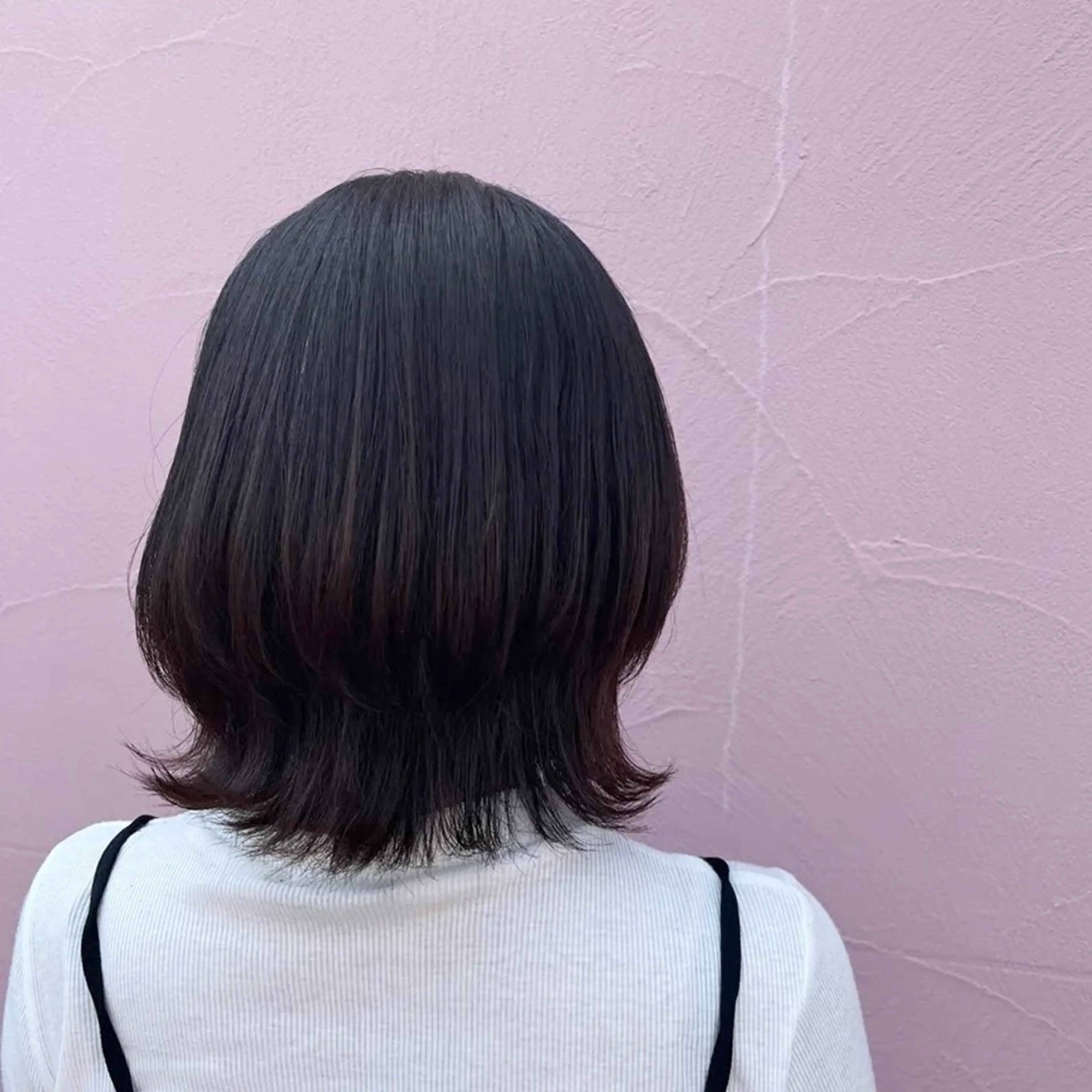 ミディアム ♡ナナコ♡ レイヤー/艶髪のヘアスタイル
