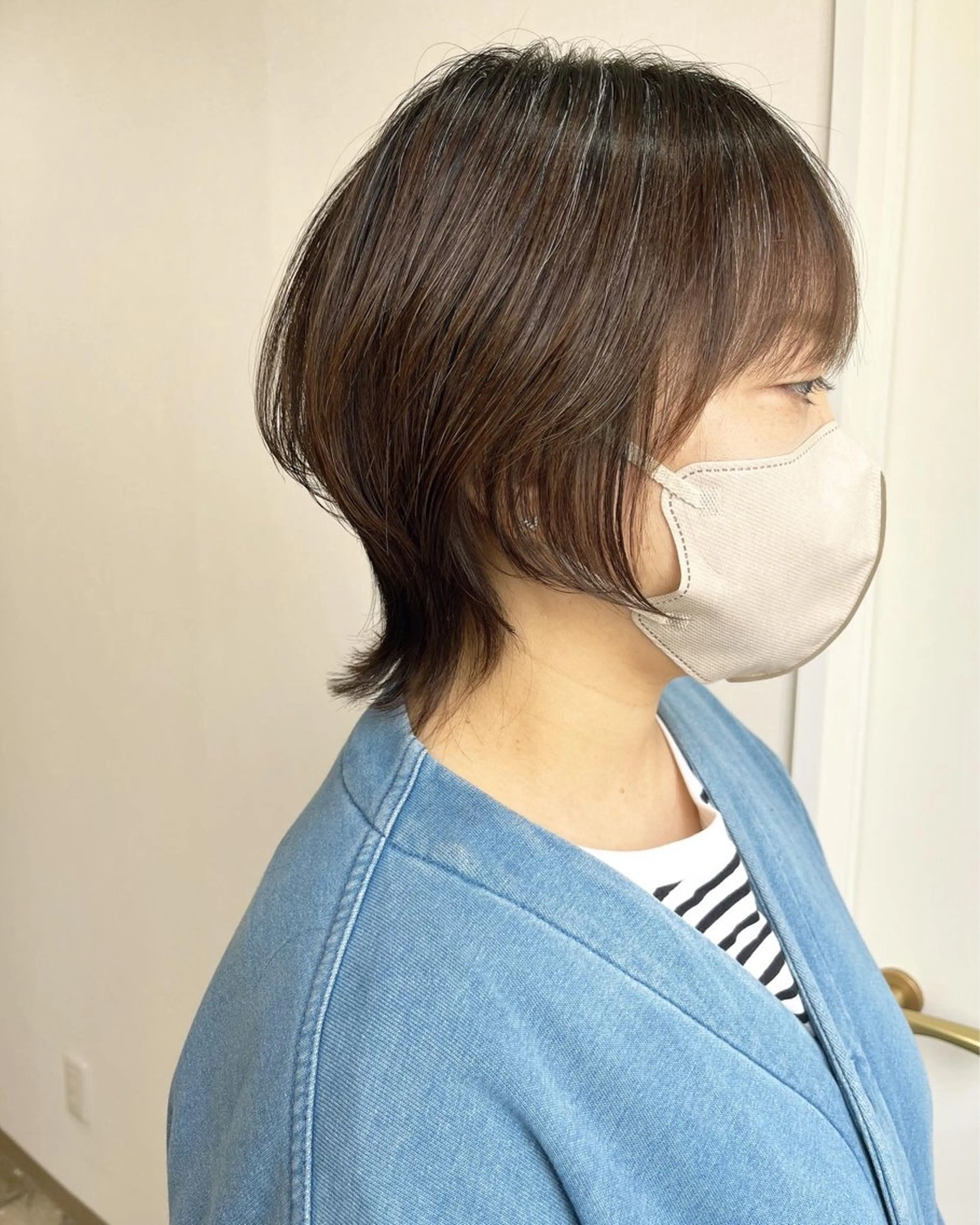 ショート ショートヘア ウルフカット ショート&ボブ井上 菜樹のヘアスタイル