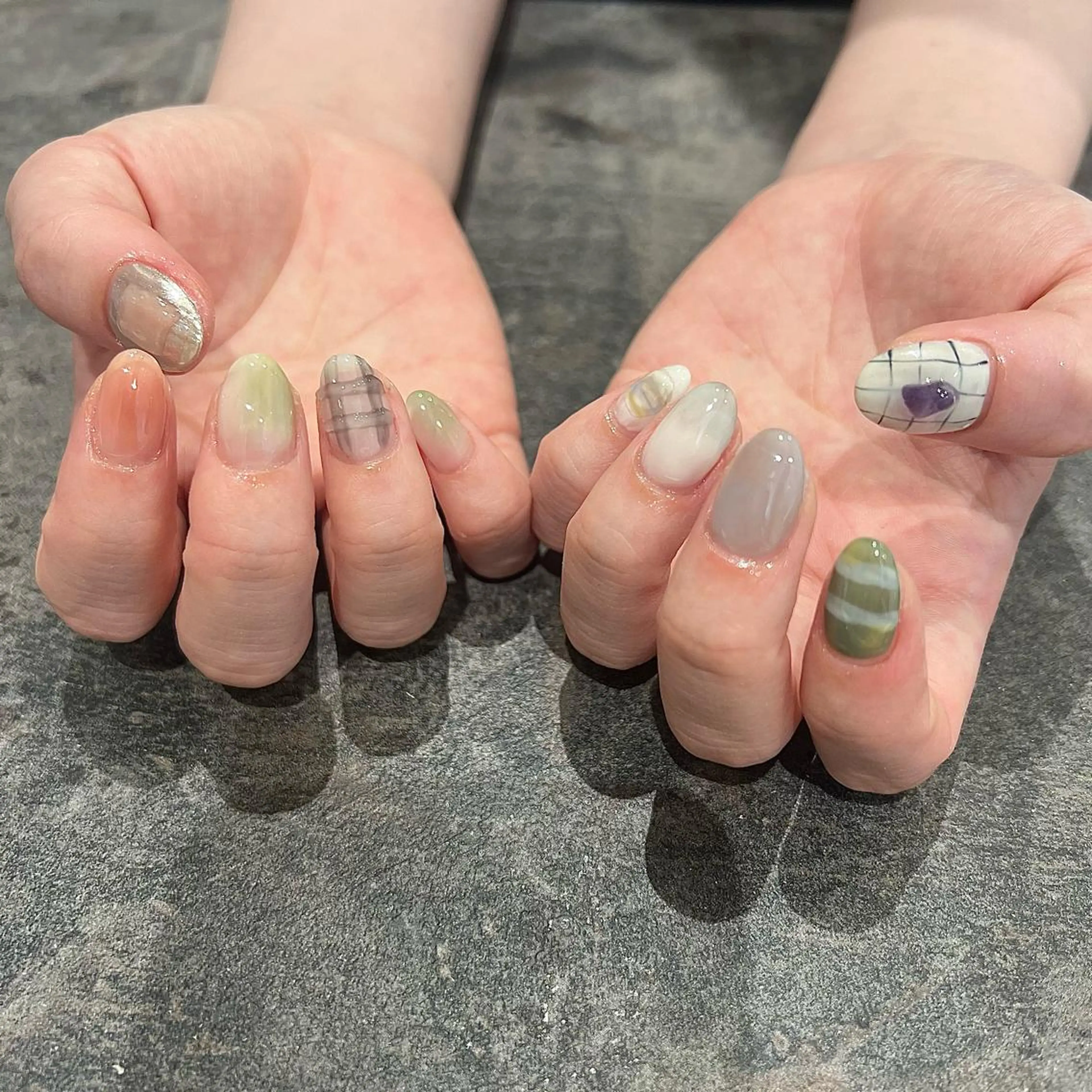 ネイル ハンドネイル 鶴田୨ৎmaison de NALIのネイルデザイン