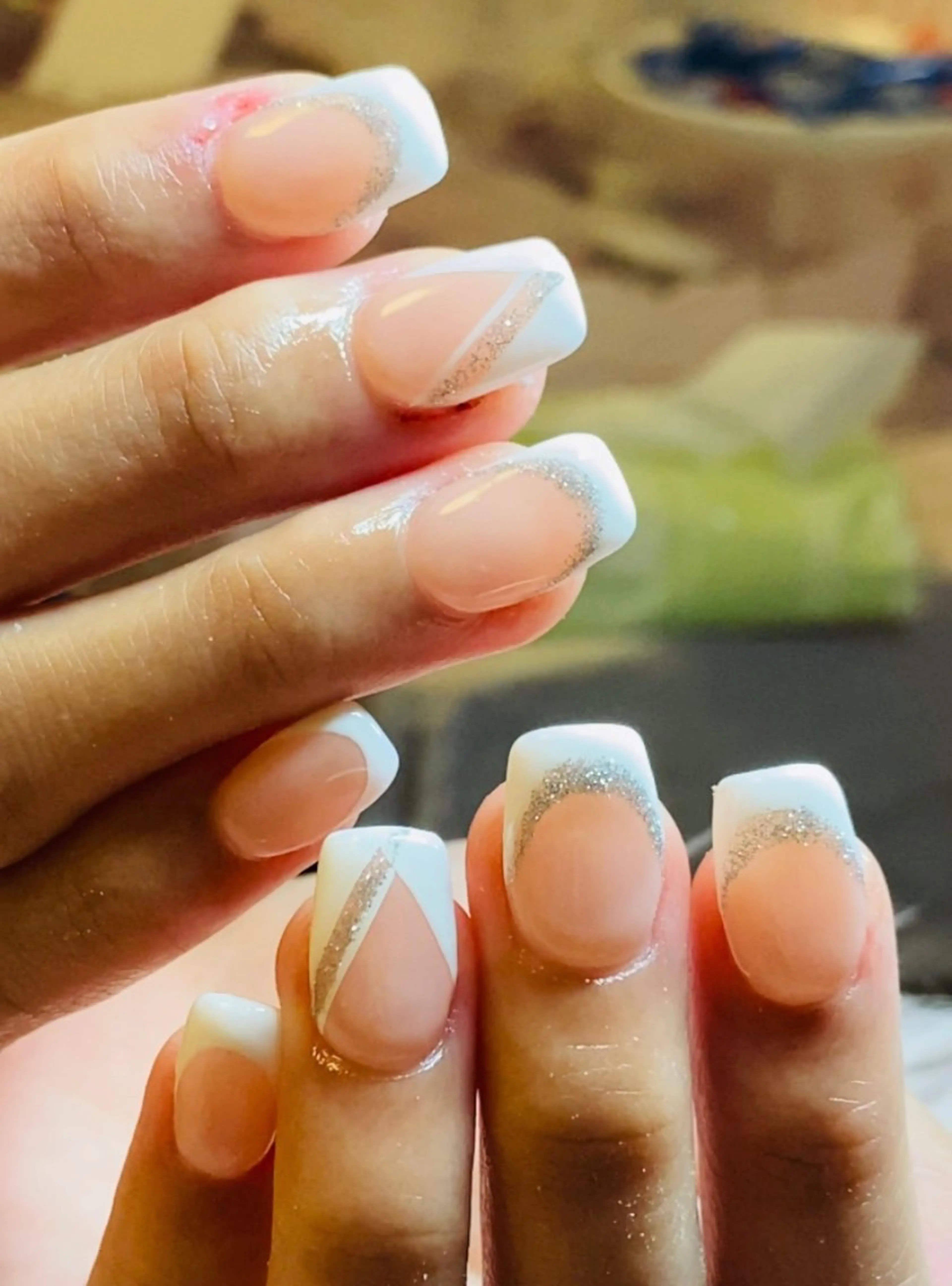 ネイル フレンチネイル HandSnail 座間自宅ネイルサロンのネイルデザイン