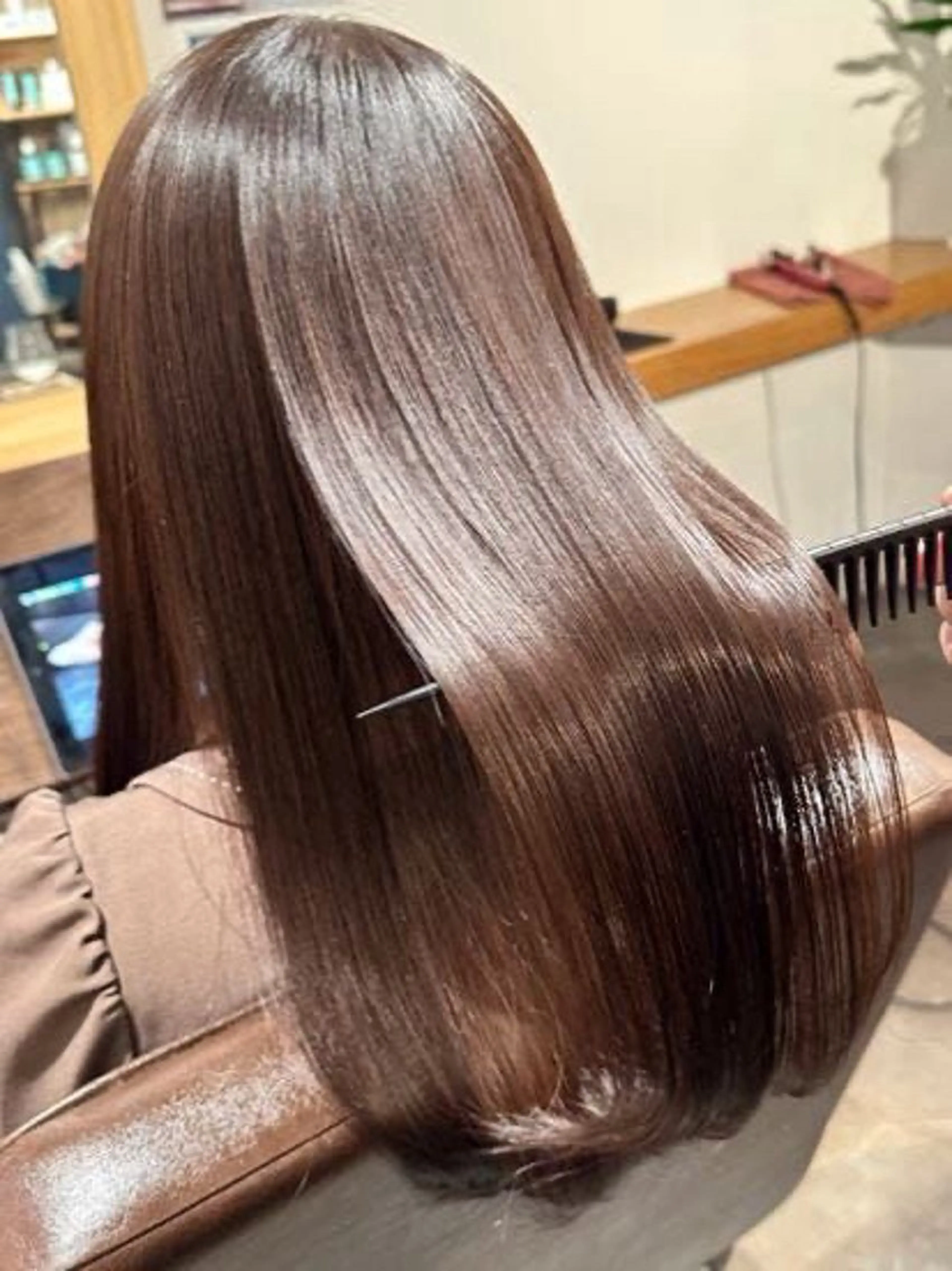 ロング カラー ナック梅田店 毛利 愛リタッチカラー募集のヘアスタイル