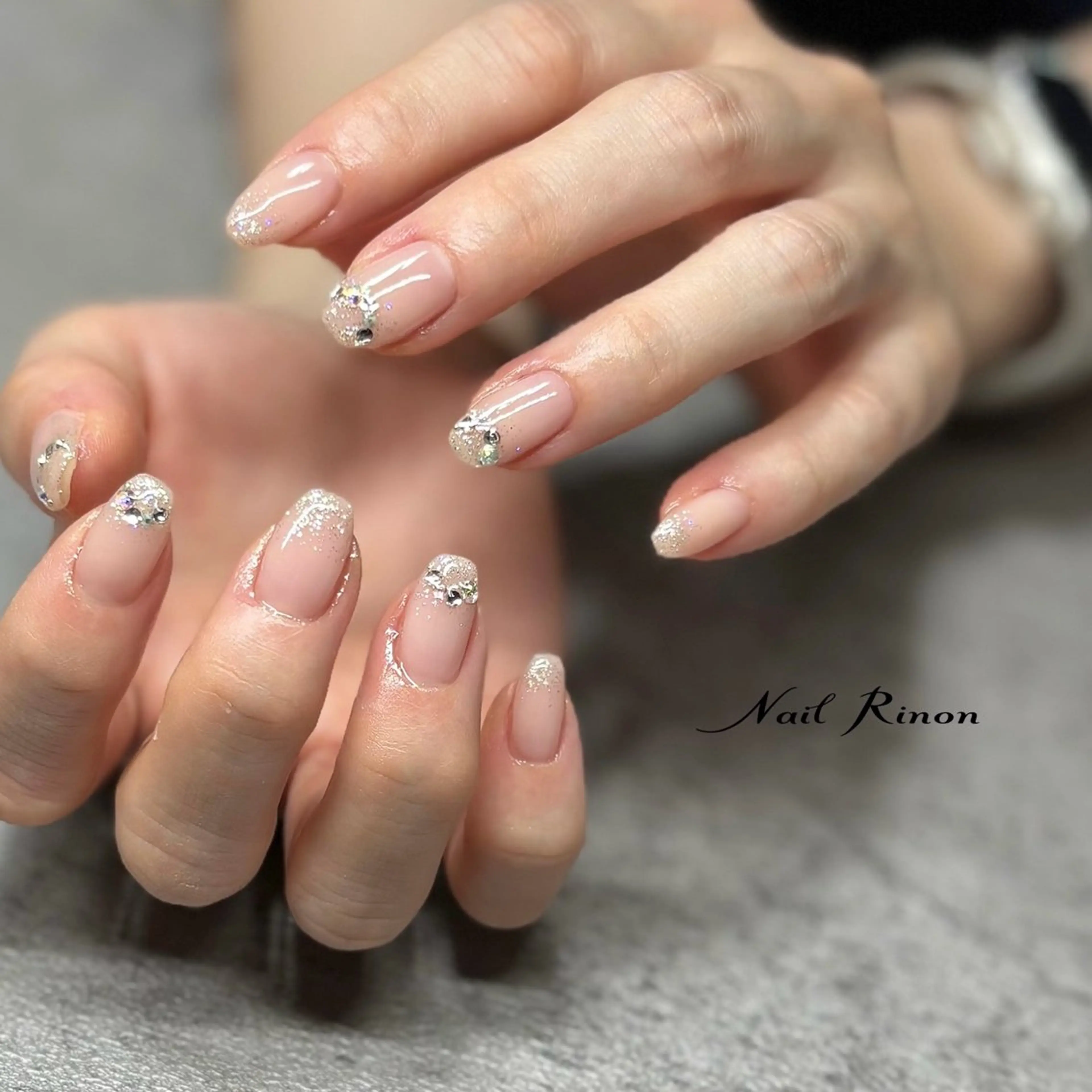 ネイル キラキラネイル ハンドネイル Nail Rinonのネイルデザイン