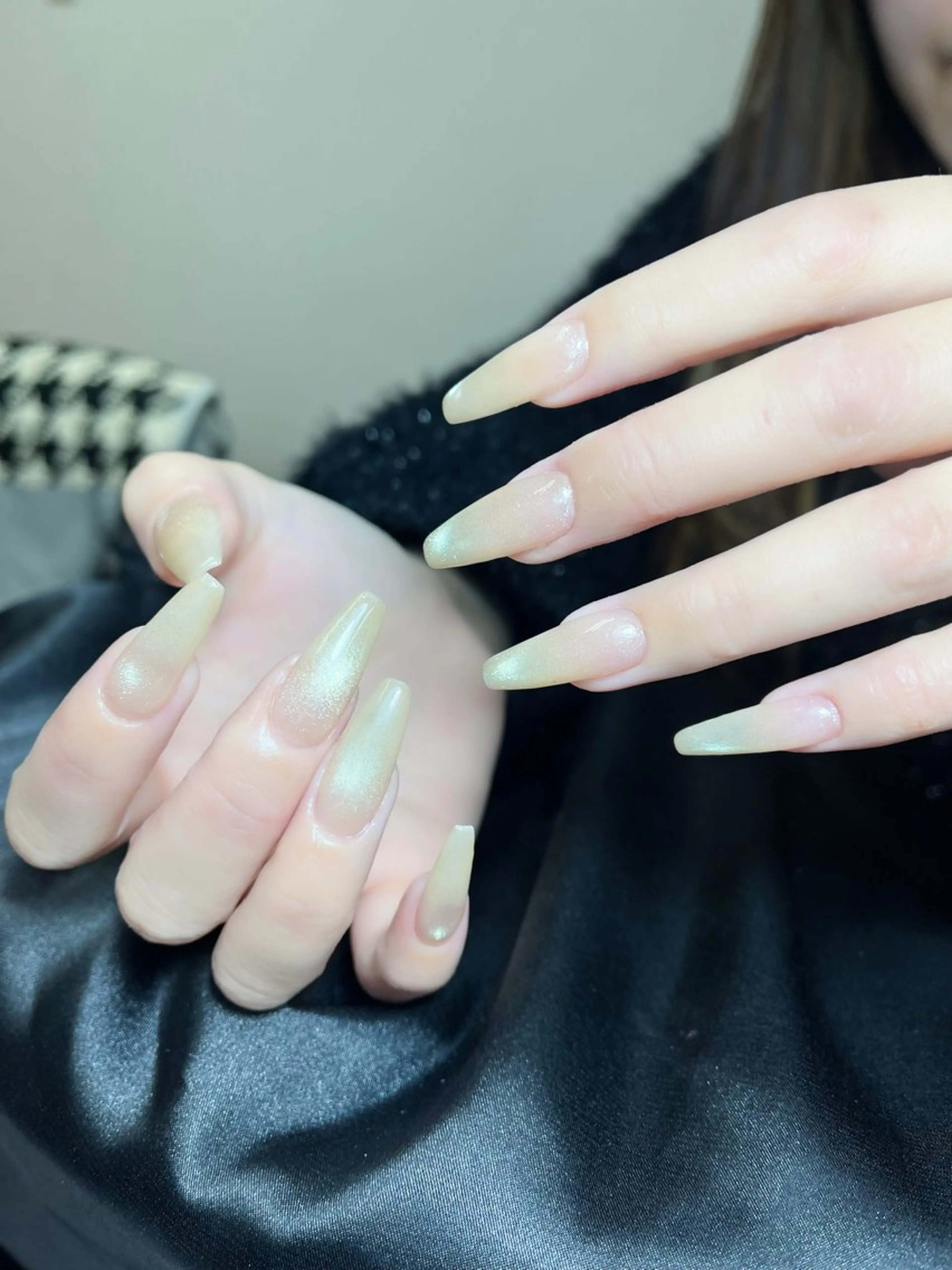 ネイル チークネイル 桜ネイル 長さ出し フットネイル ジェルネイル ハンドネイル Maika's nailのネイルデザイン