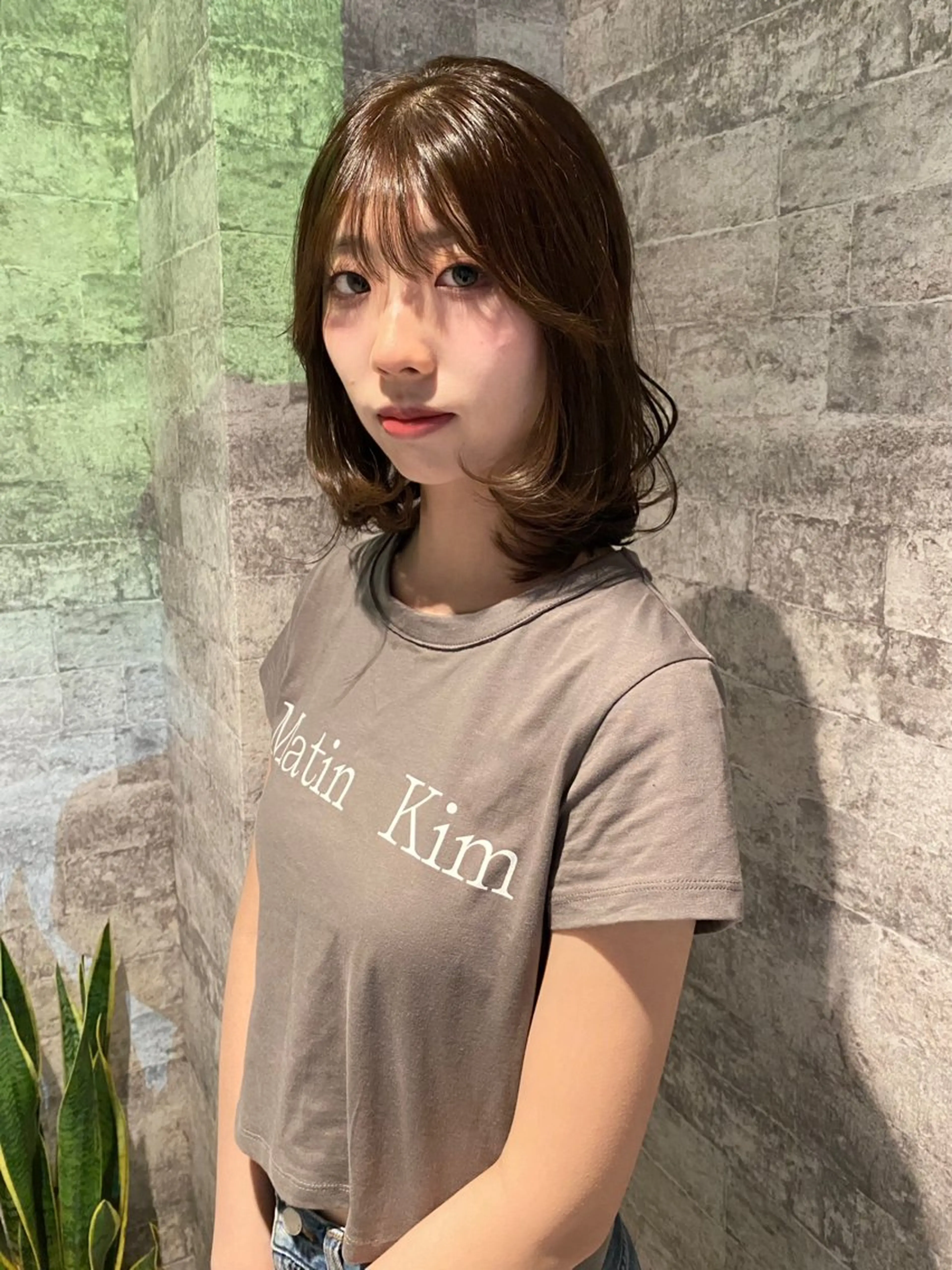 ミディアム カラー カット ヘアカラー トリートメント mai / linoah˚✧のヘアスタイル