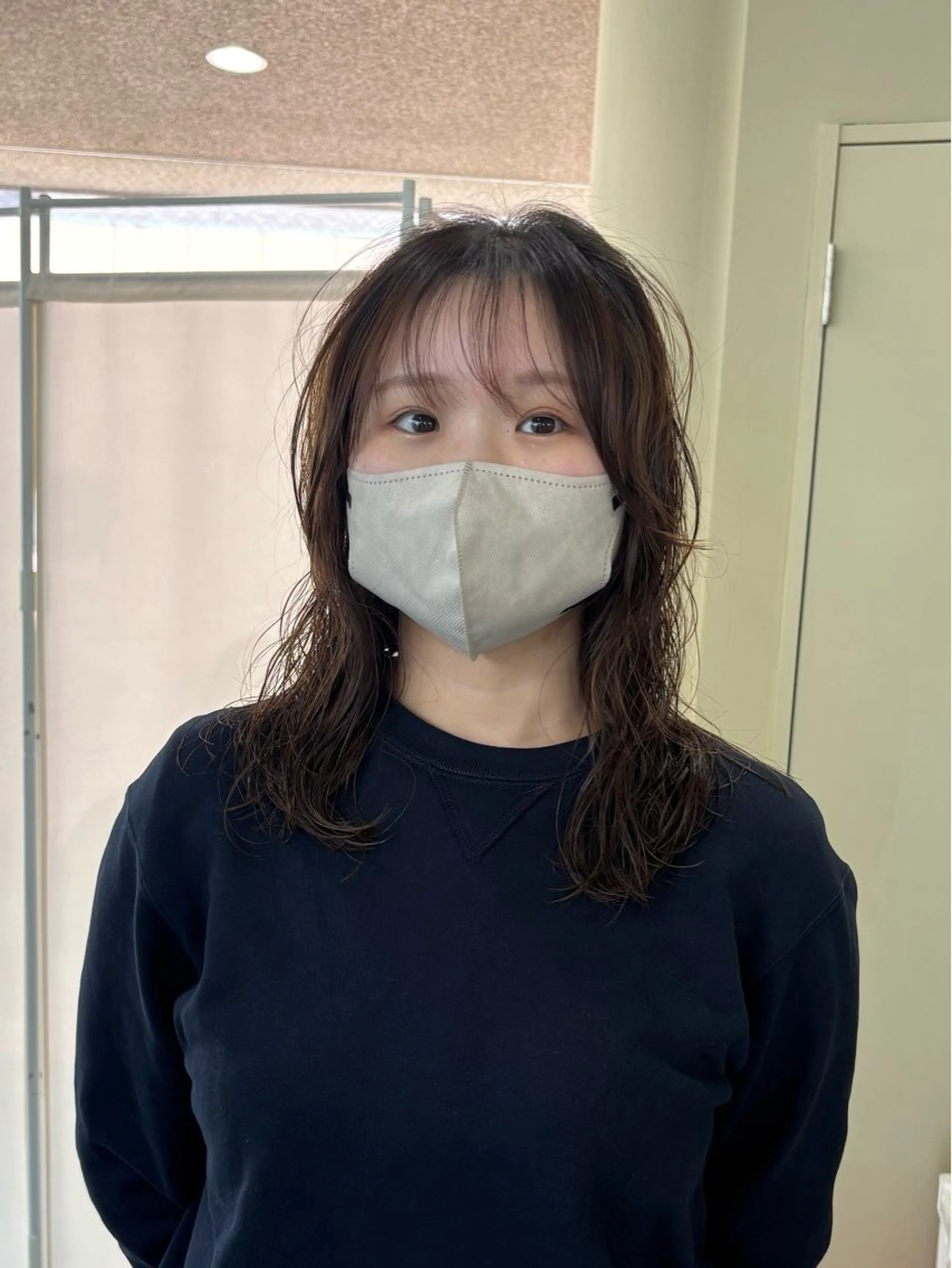 ミディアム パーマ ミディアムパーマ カット パーマ 堀合駿輔/ボブ/ パーマ/波巻きのヘアスタイル