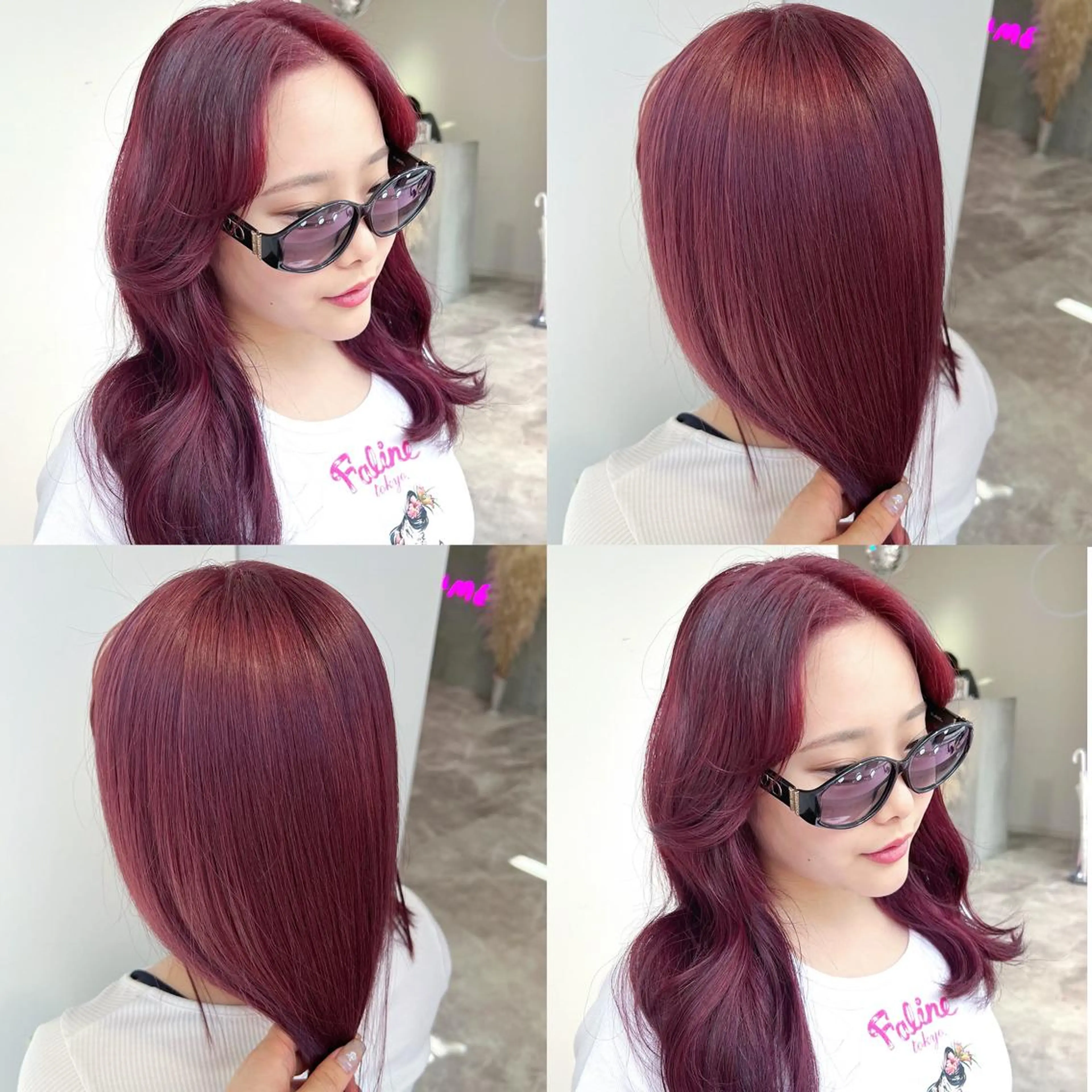 ロング ナナ♡レイヤーカット ♡似合わせカラーのヘアスタイル