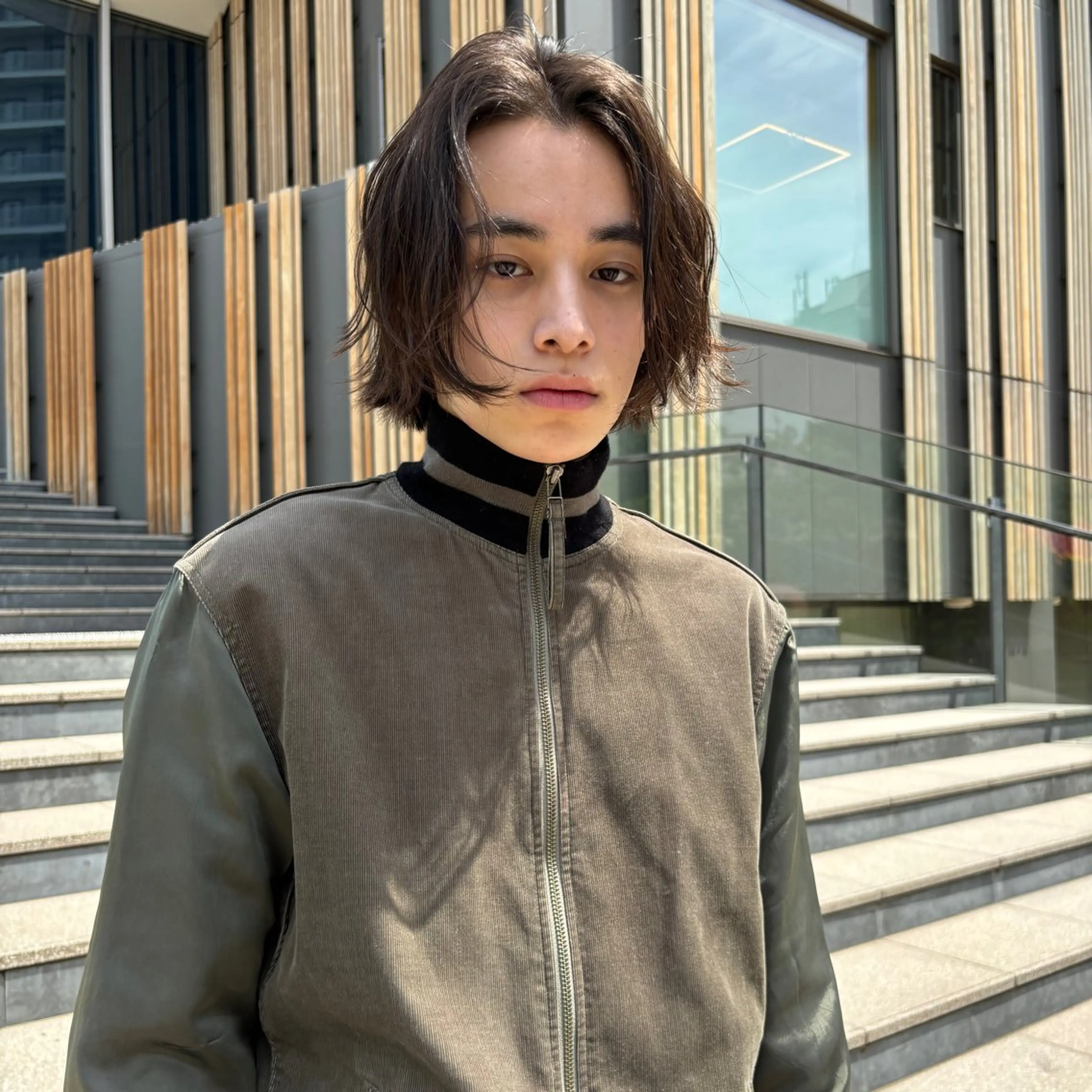 カラー メンズ MAI🦎 無造作パーマ メンズのヘアスタイル