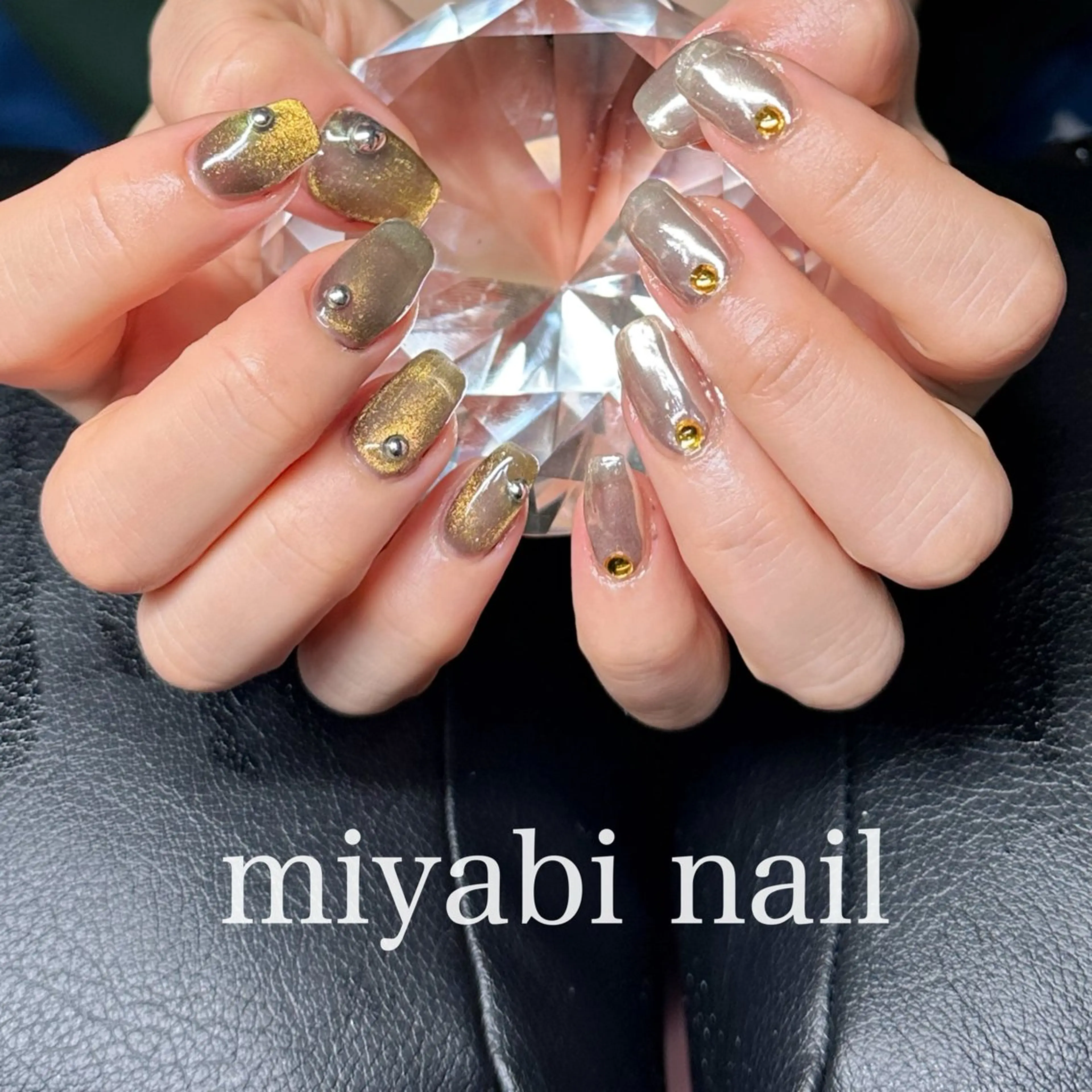 ネイル アートネイル ジェルネイル 持ち込み ハンドネイル miyabi nail 桂川駅近くのネイルデザイン