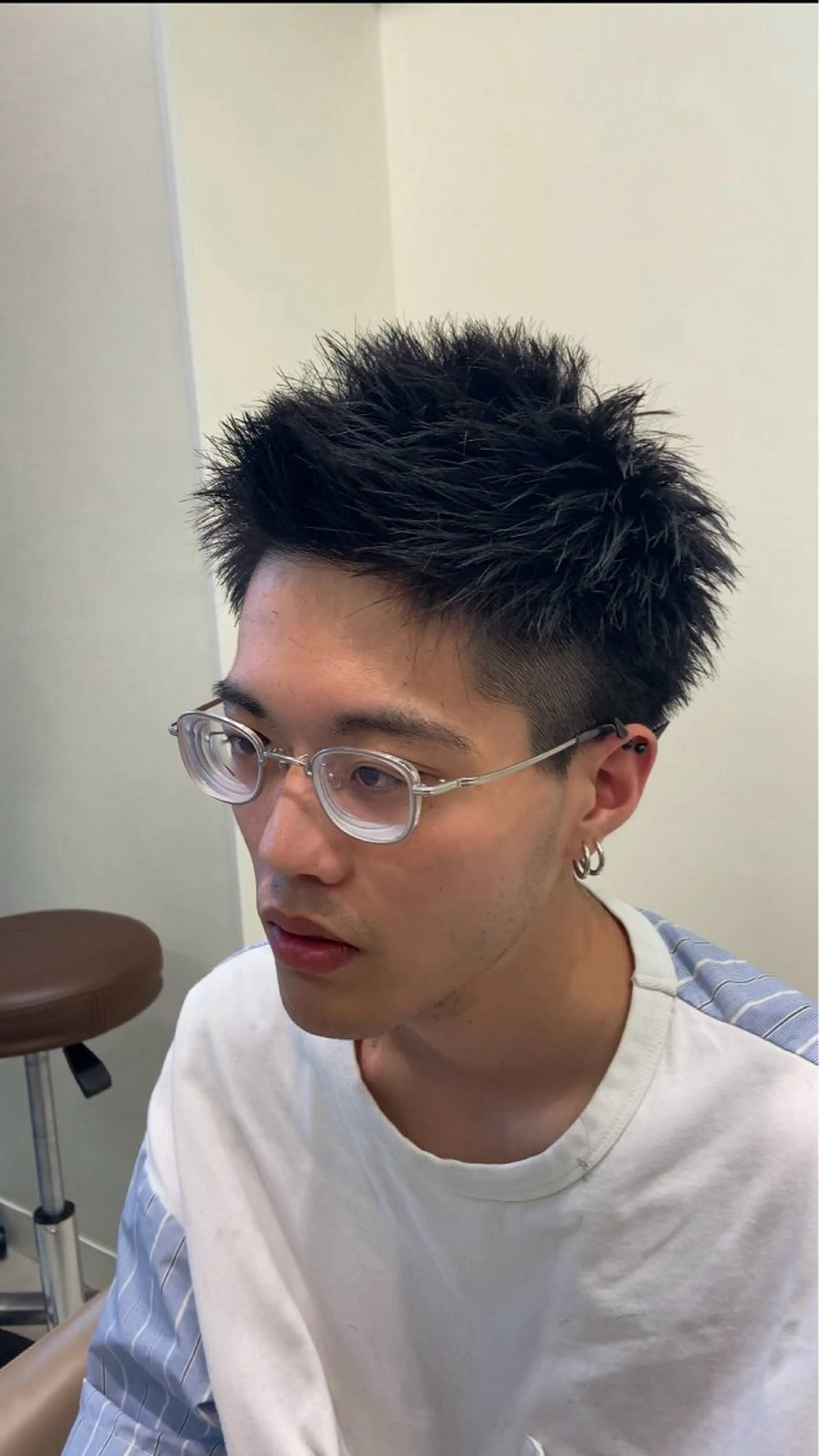 ショート メンズ モヒカン メンズパーマ ソフトモヒカン メンズ特化/茅ヶ崎 style磯貝裕介のヘアスタイル