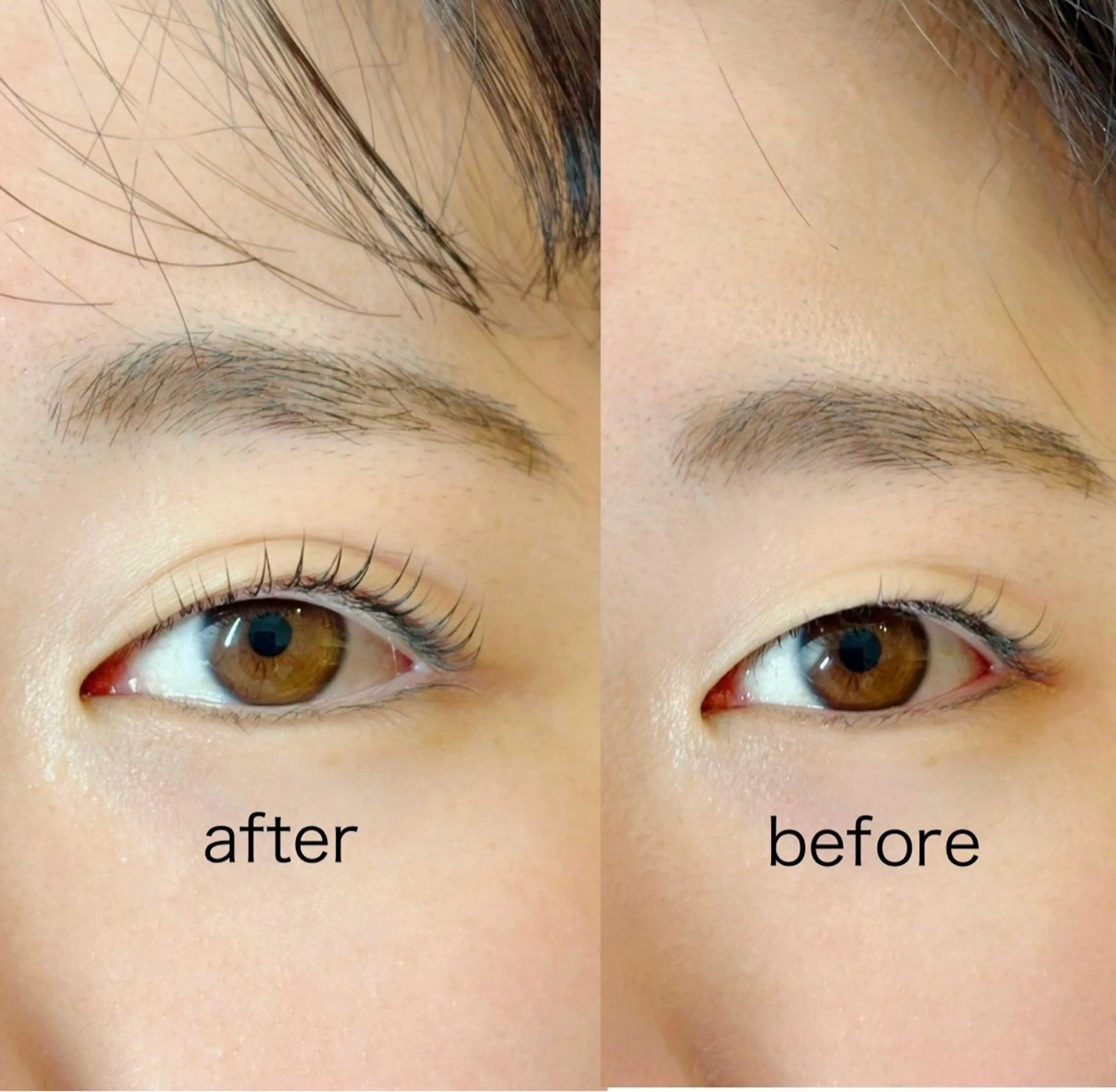 マツエク・マツパ パリジェンヌラッシュリフト 一重×まつ毛パーマ Bruges 自由が丘のマツエク・マツパデザイン