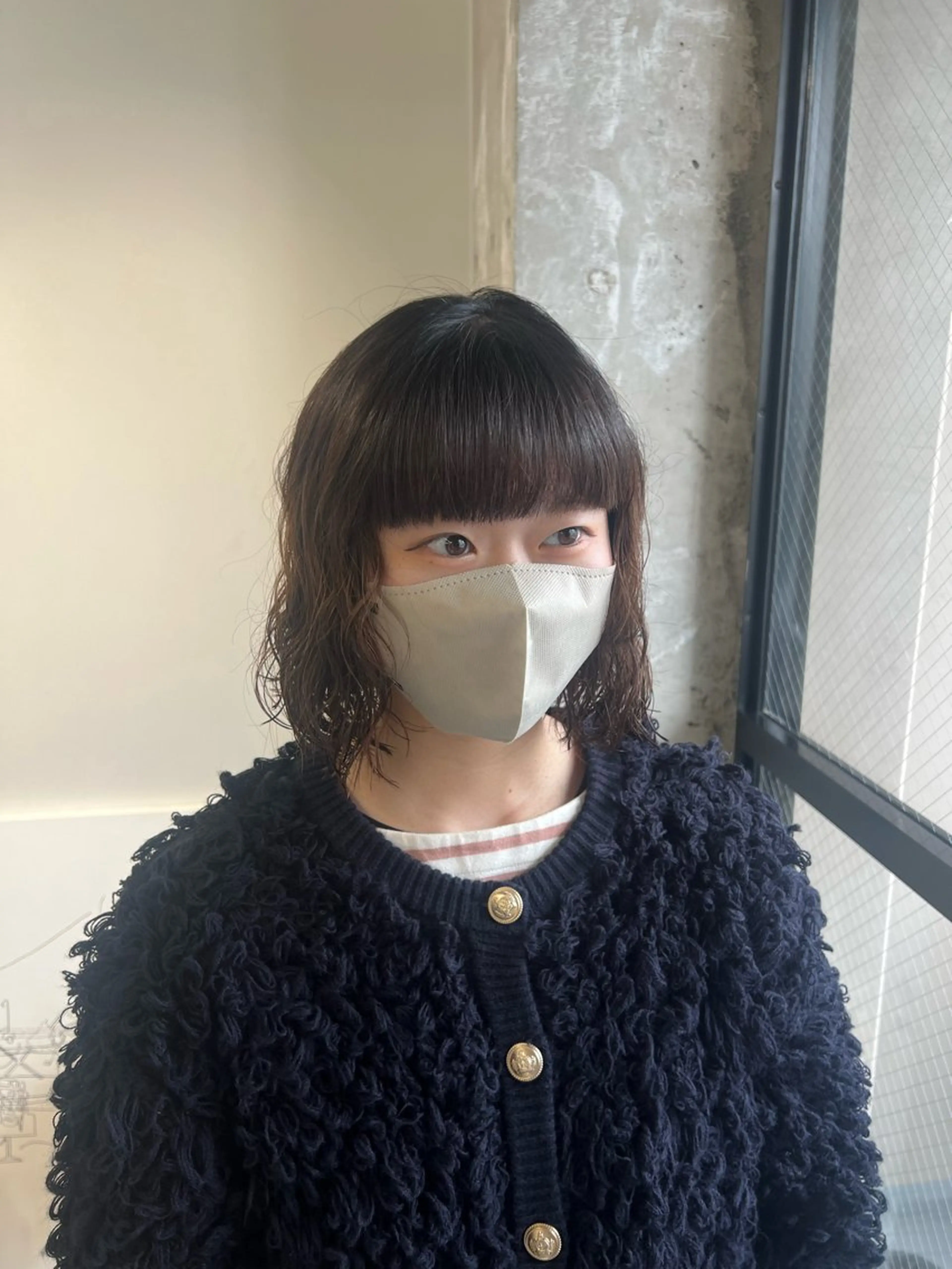 ミディアム パーマ カット パーマ 【NEWI】韓国ヘア 🇰🇷Honokaのヘアスタイル