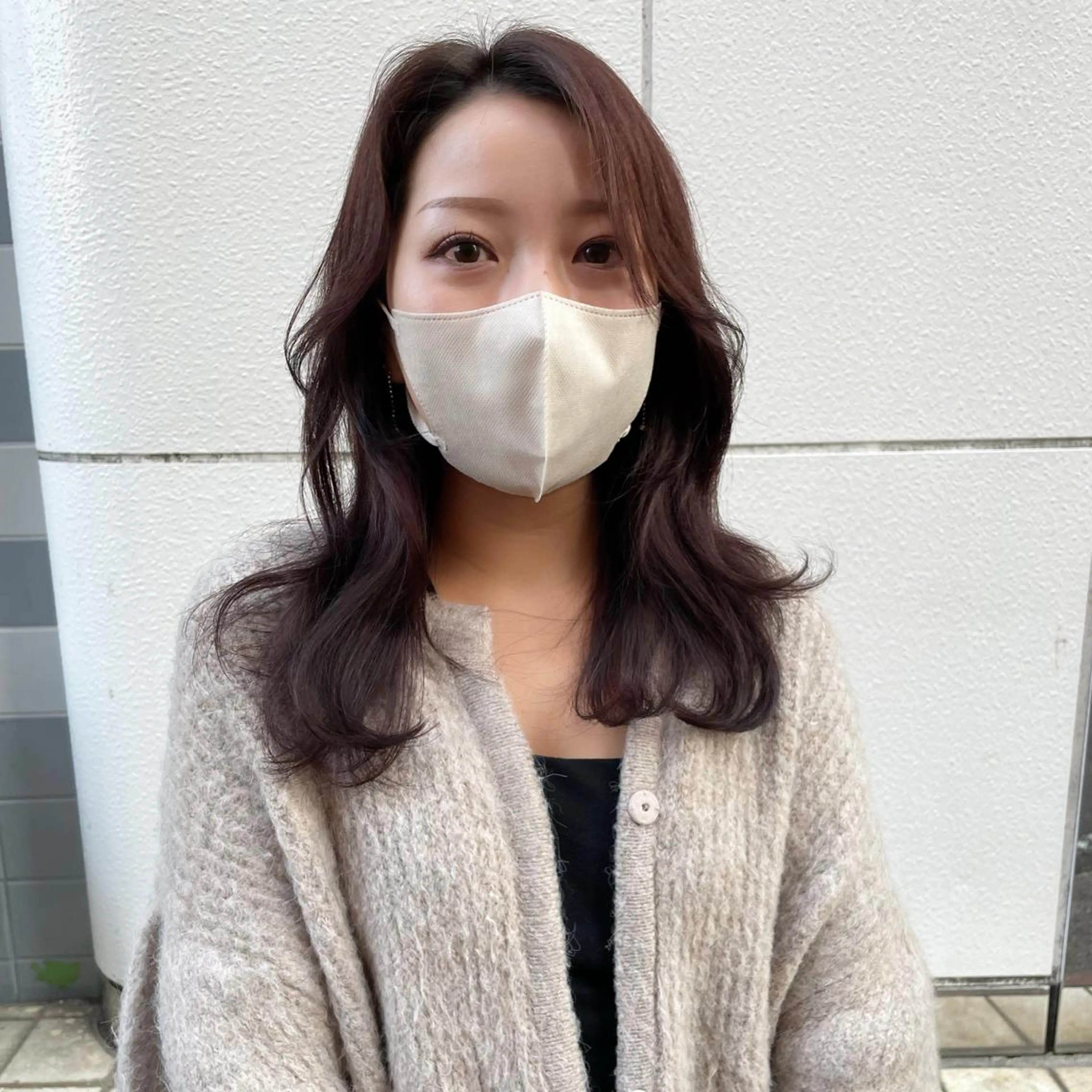 ミディアム カラー カット レイヤー/高橋 みく /池下/千種のヘアスタイル