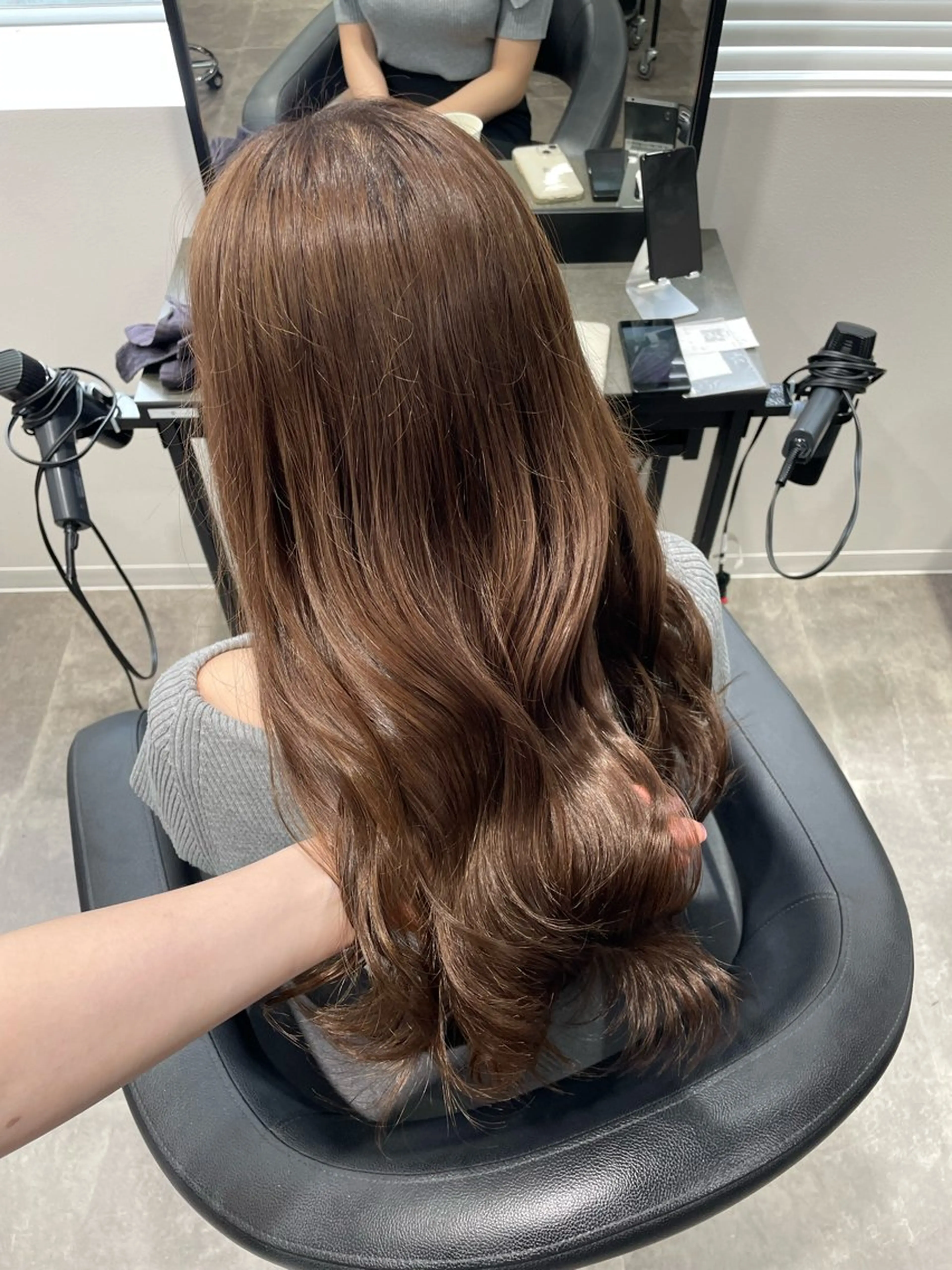 ロング カラー 🎀暖色/ラベンダー /paru🤍のヘアスタイル