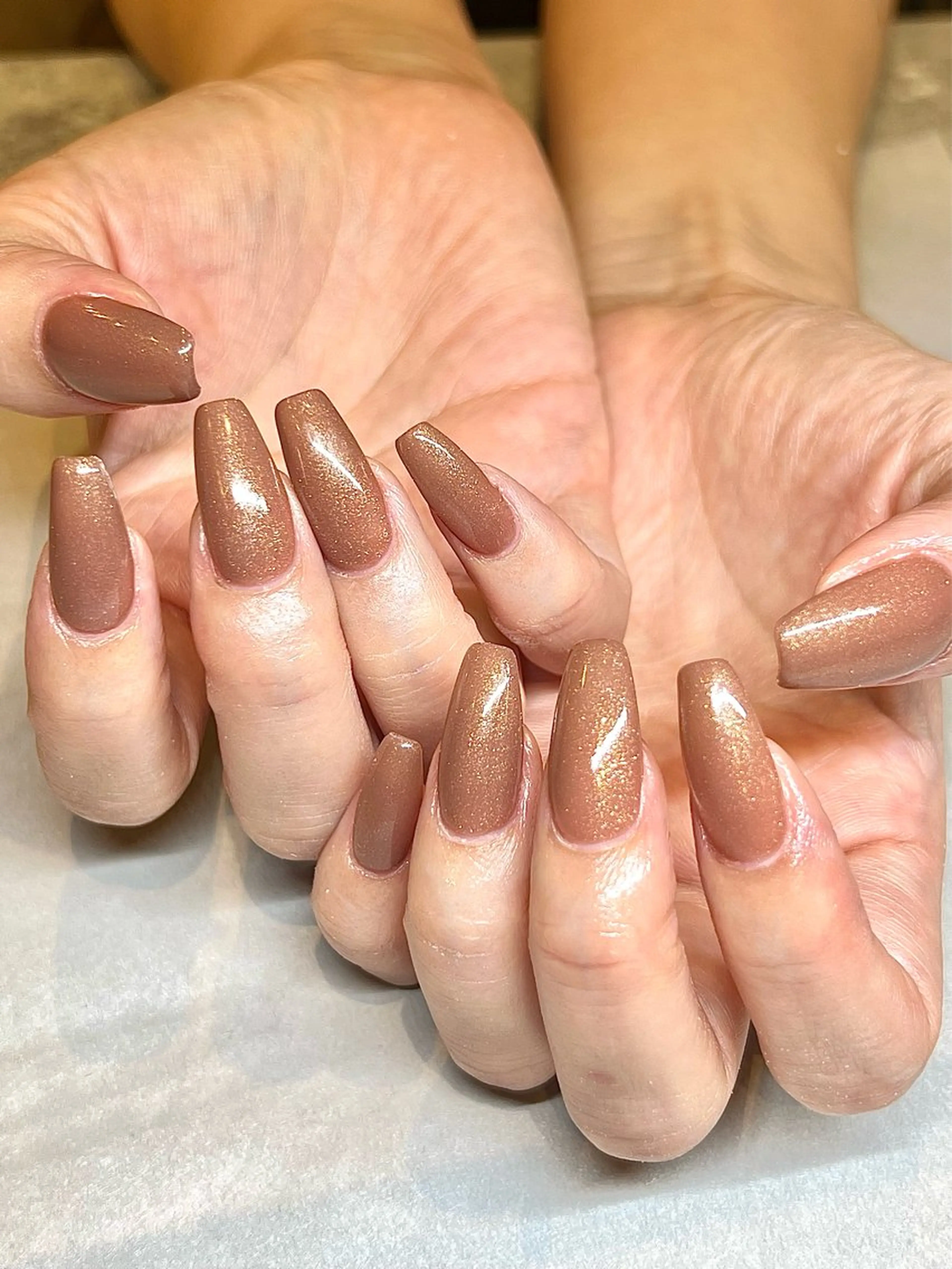 ネイル 長さ出し スカルプネイル ネイルチップ ハンドネイル Cleo中目黒店 Hinahoのネイルデザイン