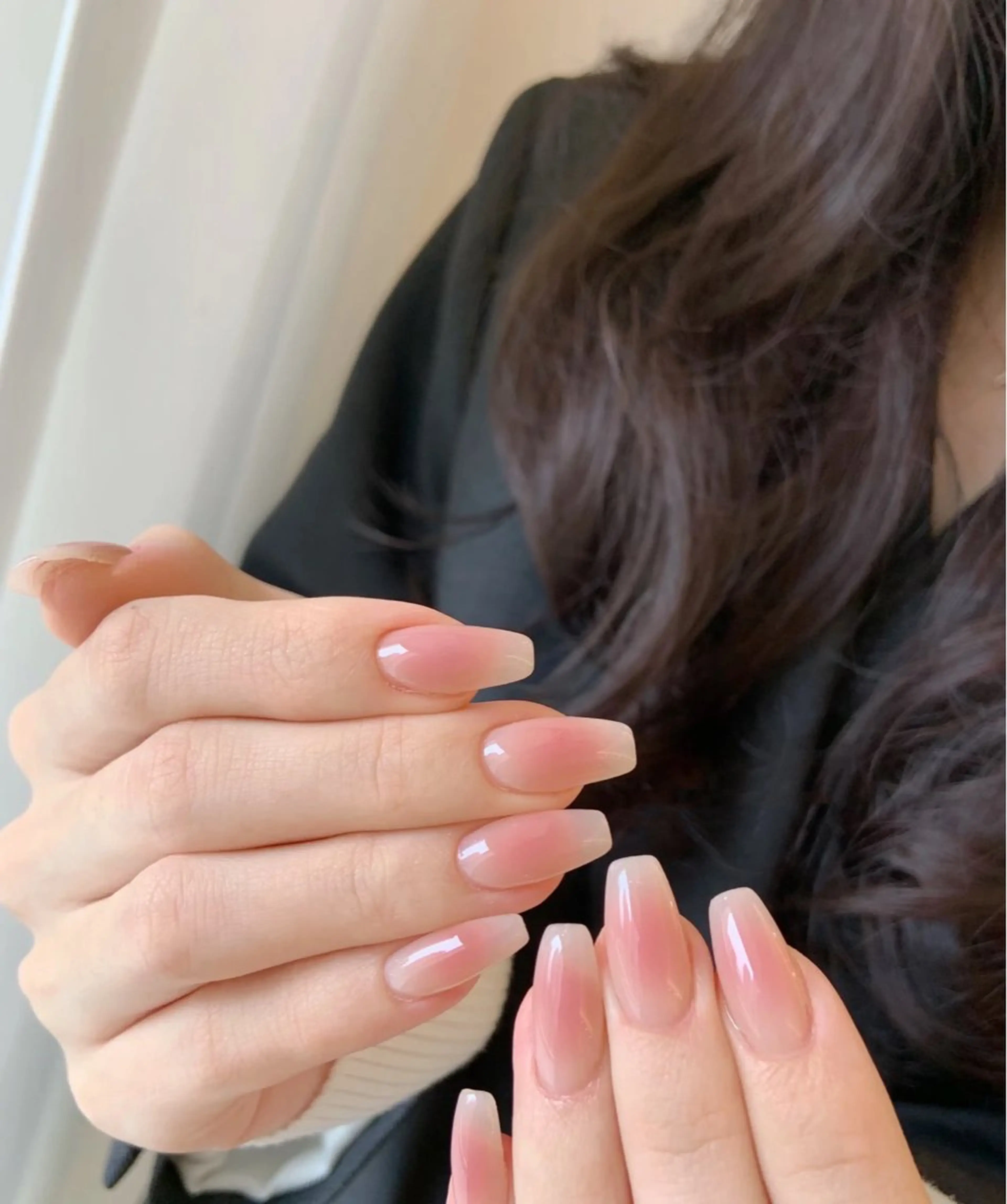 ✨大人気🍒【ワンホンチークネイル】🍒ベース色選べるの写真