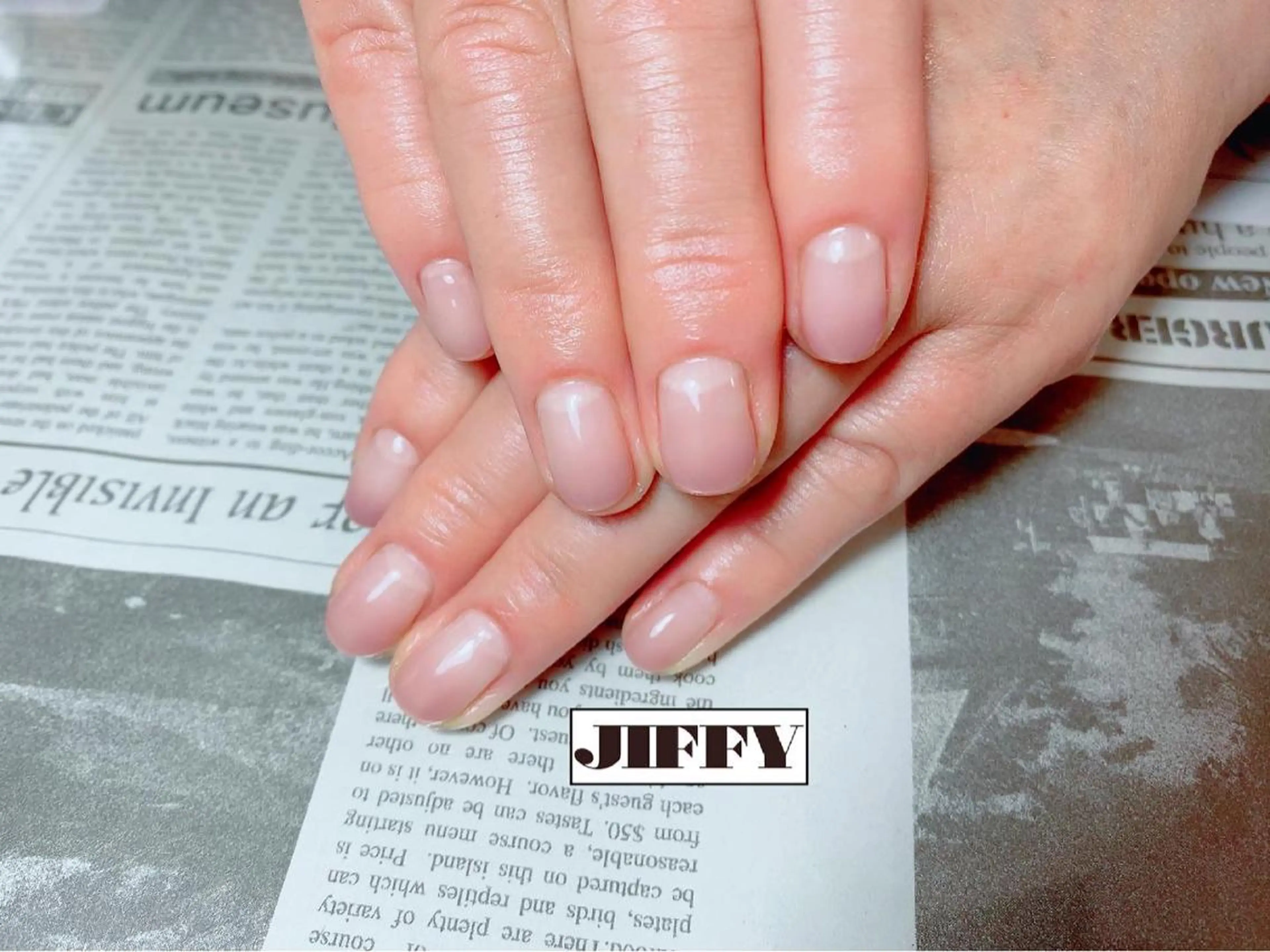 ネイル 桜ネイル ドット ジェルネイル グラデーション パラジェル JIFFY所属・JIFFY nailstudioのネイルデザイン